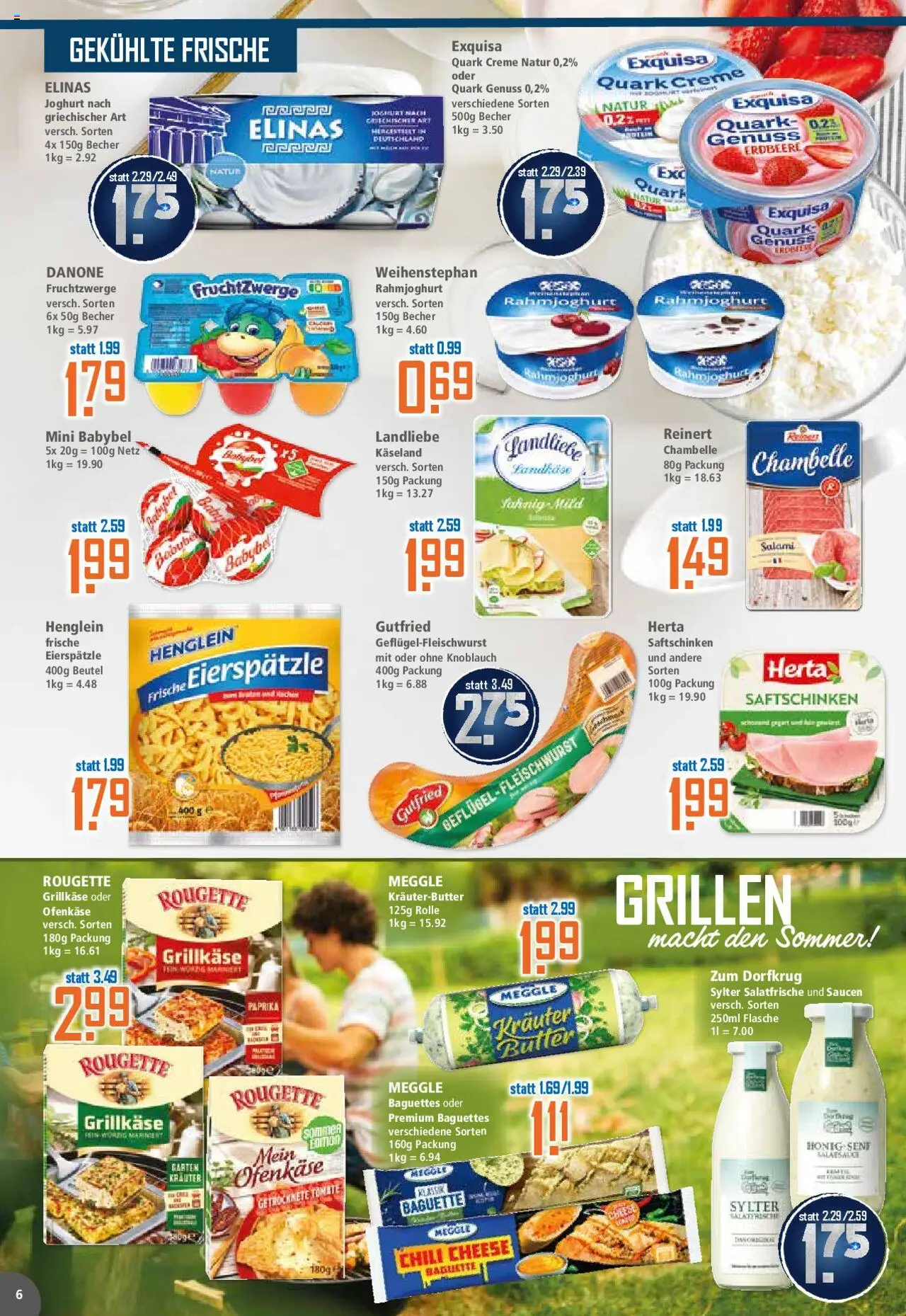 Klaas & Kock Prospekt 	 - gültig ab dem 21.07.2025 | Seite: 6 | Produkte: Kräuterbutter, Creme, Babybel, Kuchen