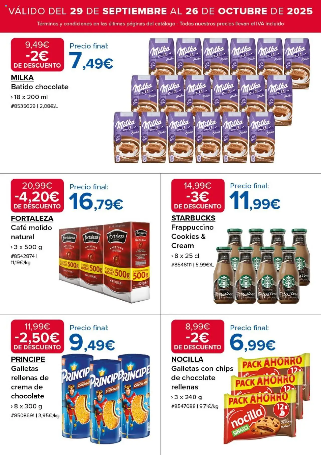 Costco catálogo │ válido desde el 29.09.2025 | Página: 14 | Productos: Café, Café molido, Crema, Galletas