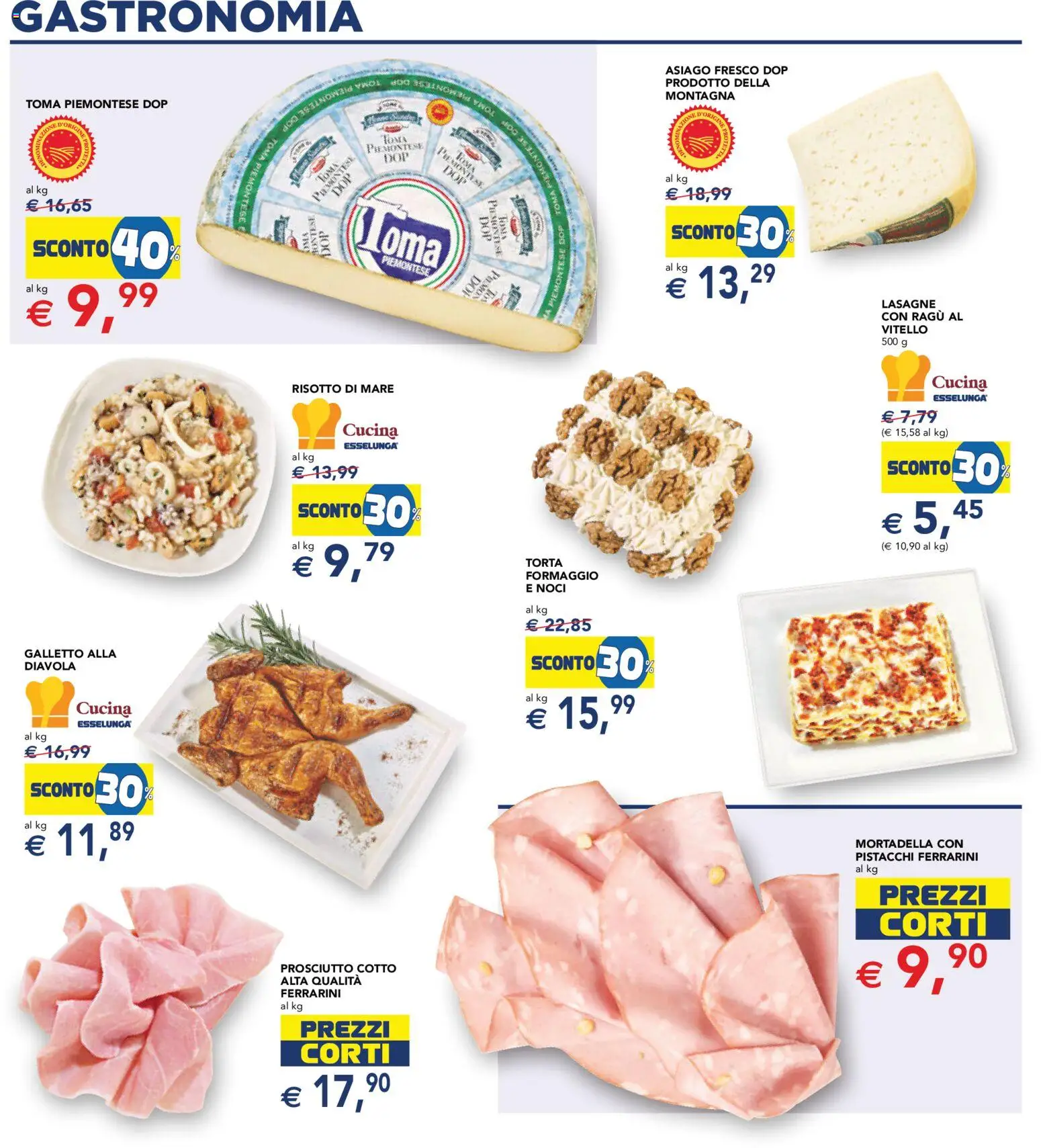 Volantino Esselunga S del 01.12.2025 | Pagina: 18 | Prodotti: Prosciutto Cotto, Formaggio, Ragú, Vitello