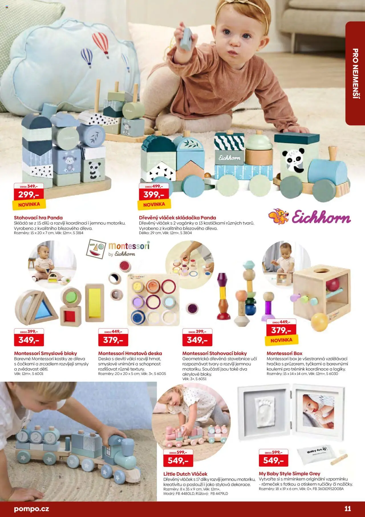POMPO katalog Vánoce 2025 od 16.10.2025 | Strana: 11 | Produkty: Box, Stavebnice, Hra, Kostky