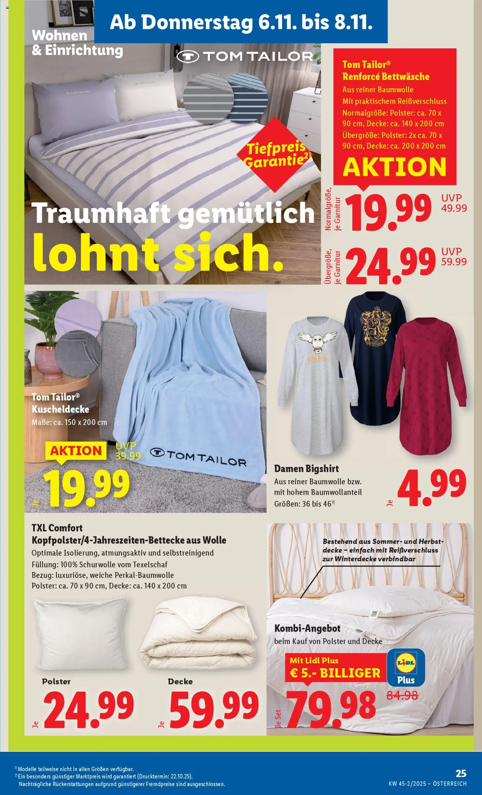 Lidl Flugblatt - Oberpullendorf, Güssing, Oberwart gültig ab 06.11.2025 | Seite: 27 | Produkte: Decke