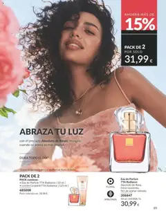 Eau de Parfum TTA Radiance, Absoluto de Rosa, fresa suculenta, flor de azahar soleada │ válido desde el 01.10.2025 | Página: 89 | Productos: Perfume, Loción corporal, Eau de parfum