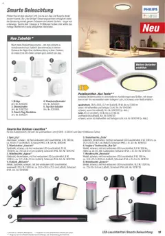 Toom Baumarkt Leuchten & Tapeten  ab 01.09.2025 gültig | Seite: 19 | Produkte: Philips, Wandleuchte