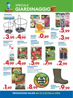 Anteprima del volantino MD Discount volantino valido a partire dal 10.03.2026 | Pagina: 26 | Prodotti: Concime, Terriccio, Scatola, Vaso