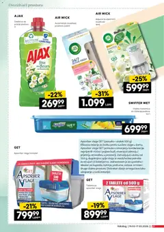 Idea Katalog neprehrane - pregled Idea kataloga - važi od 19.02.2026 | Strana: 27 | Proizvode: Air wick, Osvezivac prostora, Vlažne maramice, Ajax
