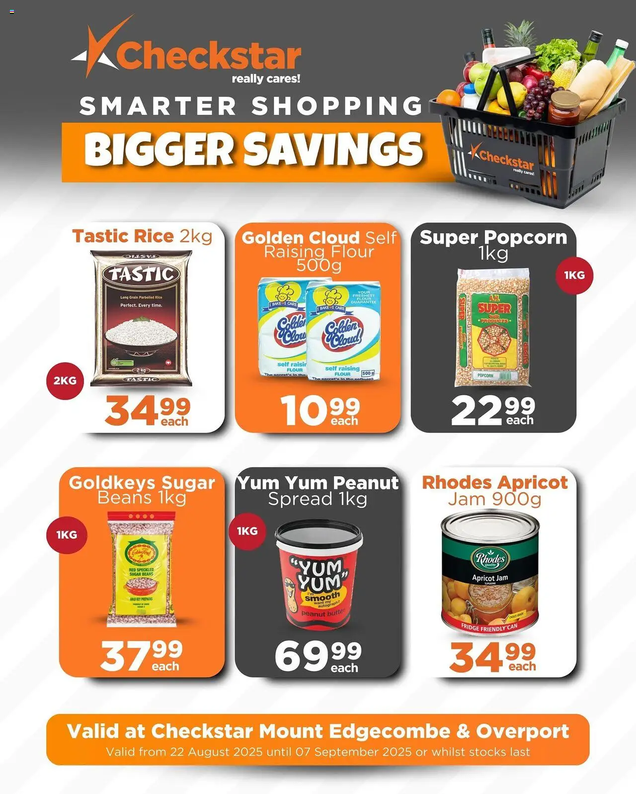 Check Star Mount Edgecombe and Overport Specials  │ valid from 22.08.2025 | Page: 9 | Products: Beans, Fridge, Peanut butter, Sugar