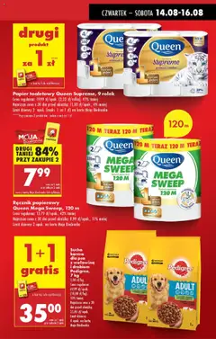 Biedronka gazetka - Oferta w tym tygodniu od 14.08.2025 | Strona: 7 | Produkty: Papier toaletowy queen, Papier toaletowy, Karma dla psa, Wołowina