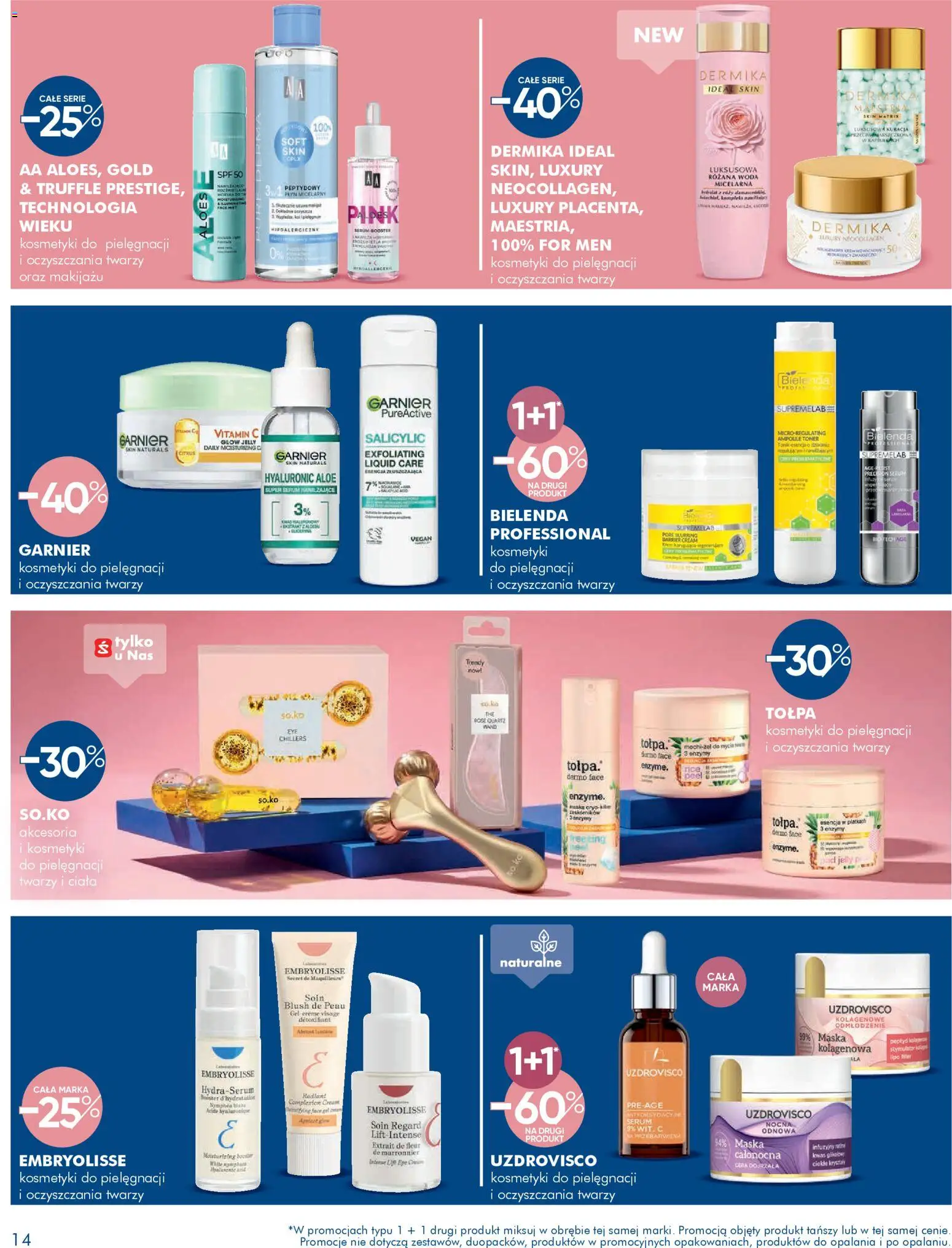 Super-pharm gazetka od 08.04.2026 | Strona: 14 | Produkty: Toner, Kosmetyki, Maska, Woda