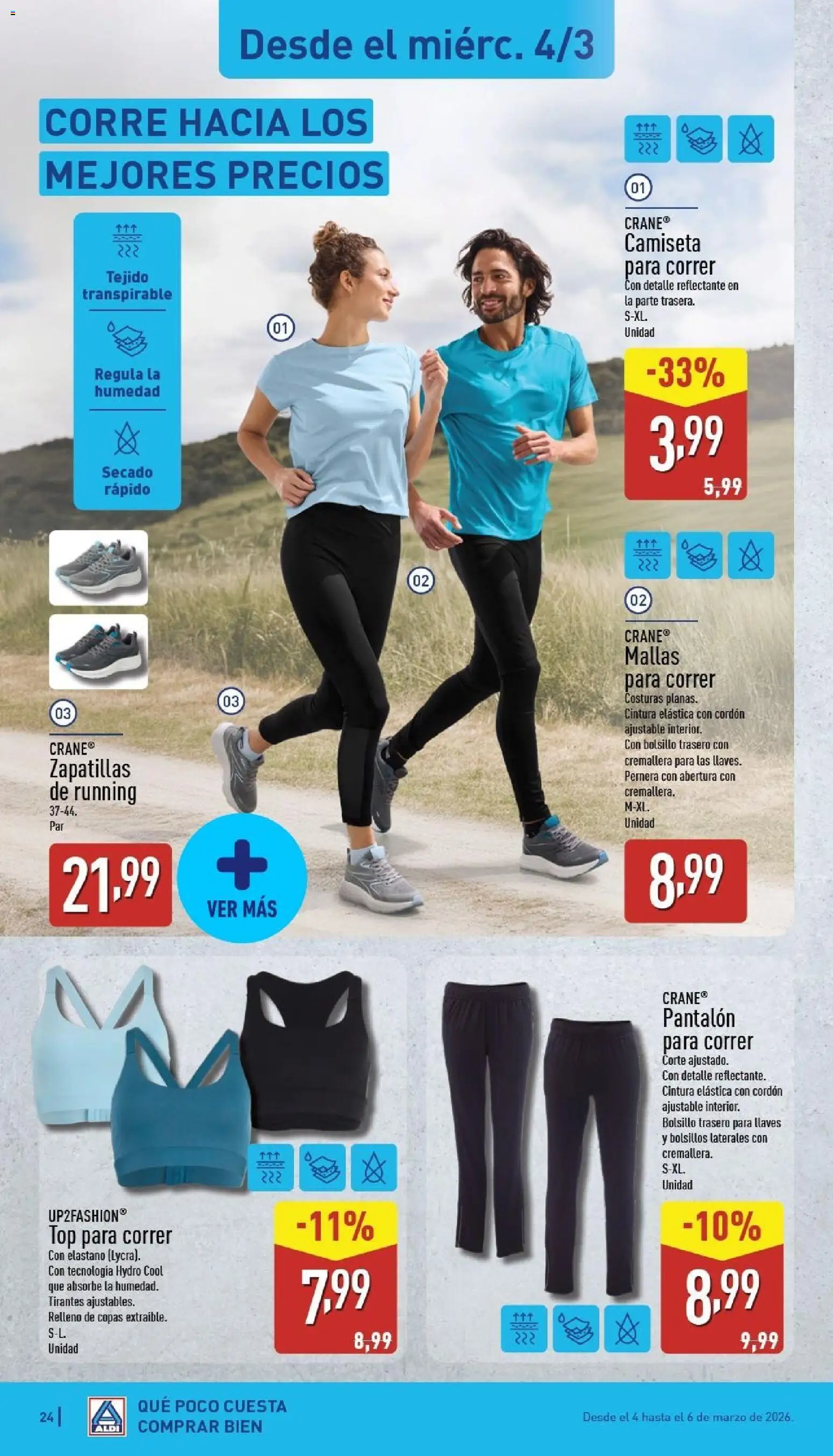 Aldi folleto Canarias │ válido desde el 02.03.2026 | Página: 24 | Productos: Zapatillas