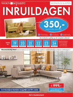 Woonsquare - Folder - Voorbeeld van een folder van Woonsquare, geldig van 19.01.2026