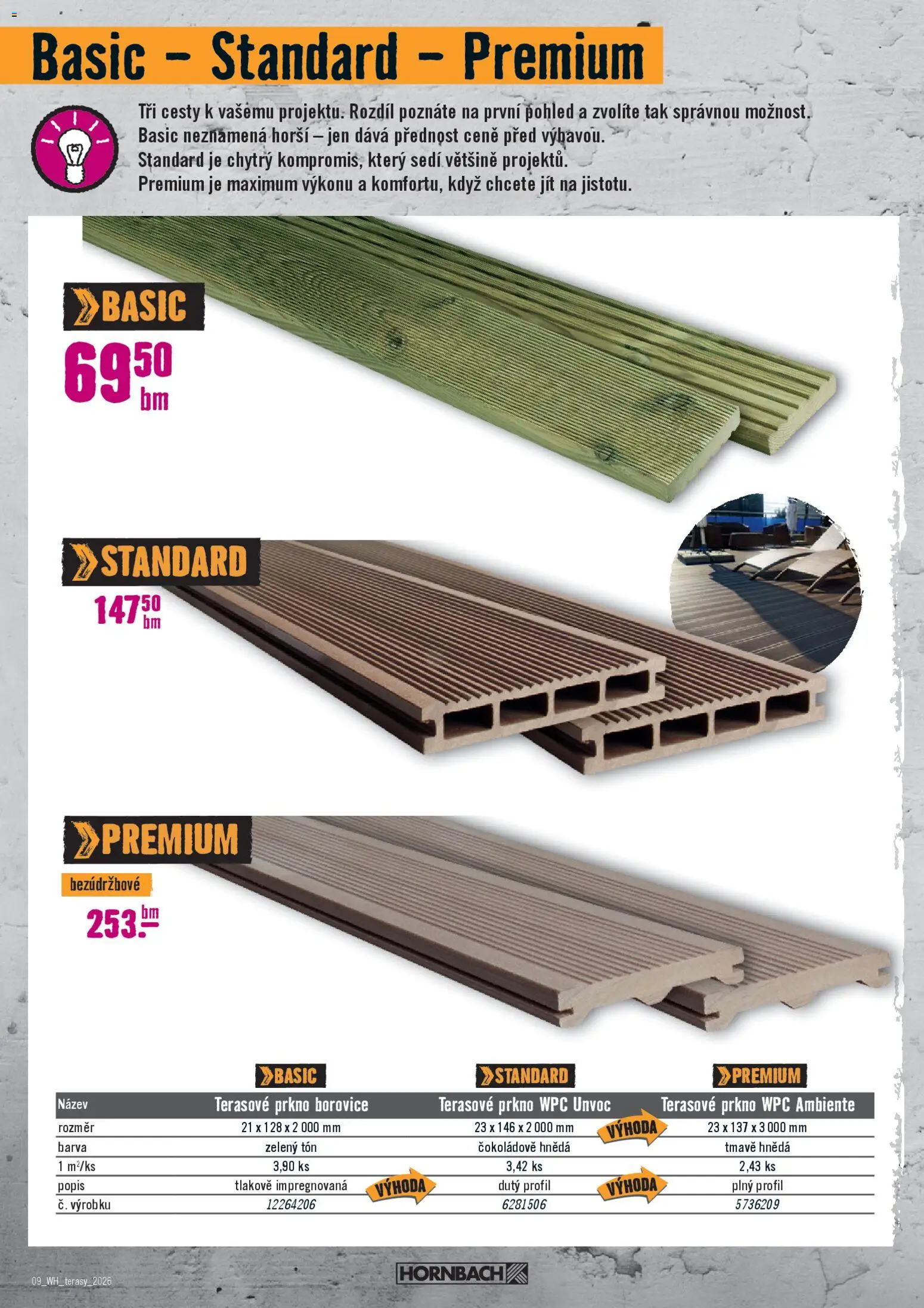 HORNBACH leták - Terasa od 11.03.2026 | Strana: 9