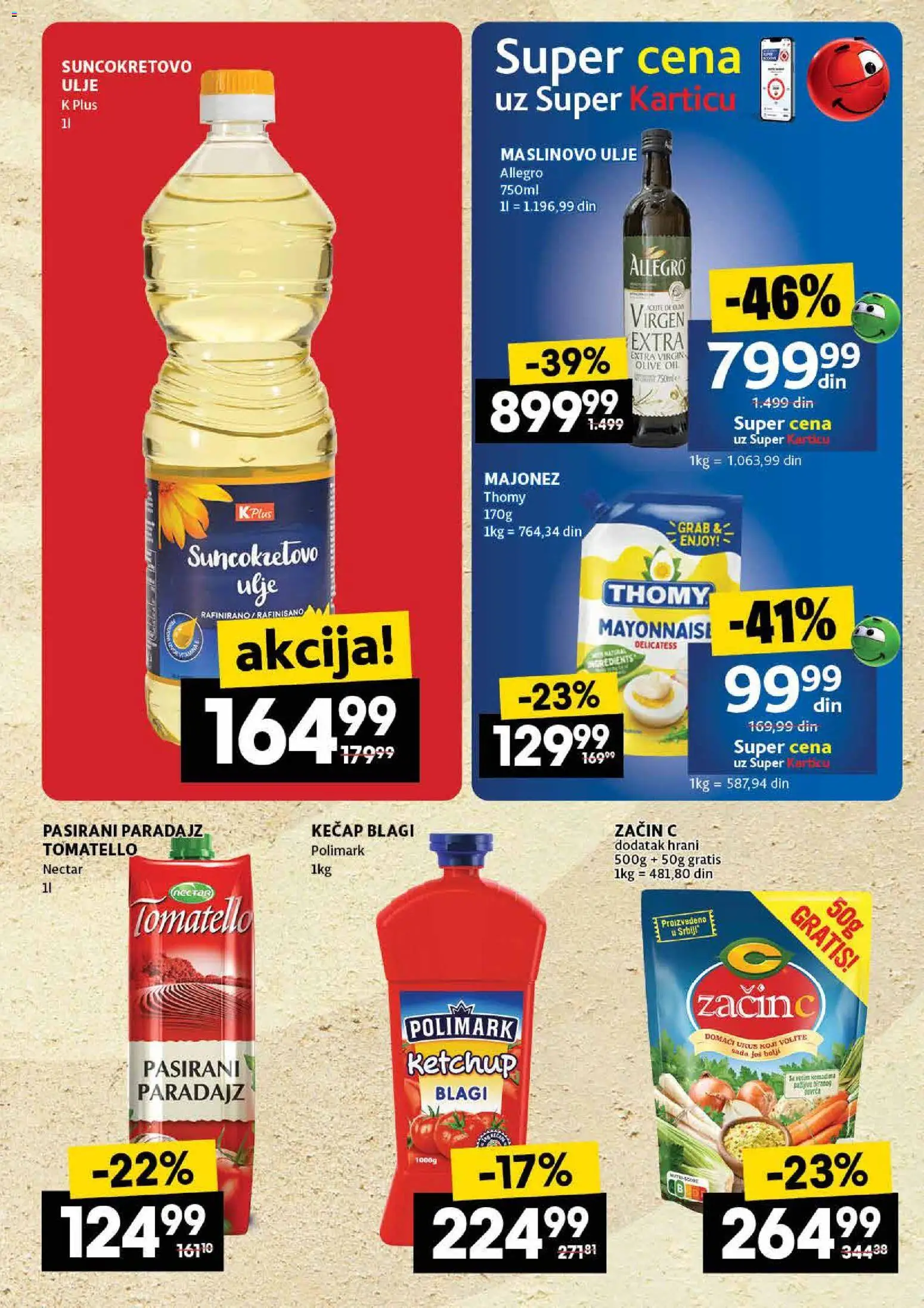 Idea katalog - važi od 22.01.2026 | Strana: 21 | Proizvode: Majonez, Kečap, Pasirani paradajz, Ulje