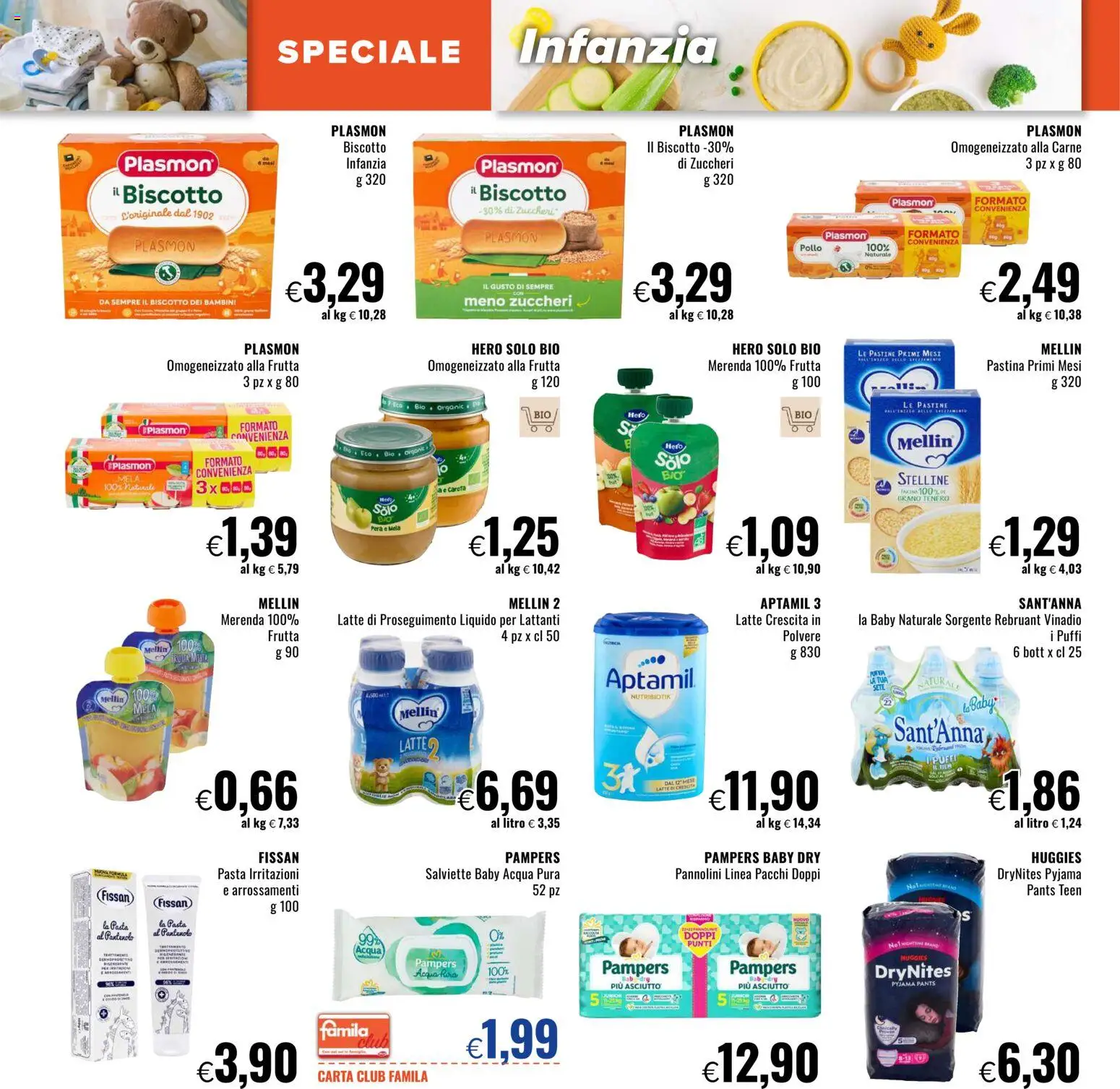 Volantino Famila del 30.10.2025 | Pagina: 20 | Prodotti: Acqua, Frutta, Pasta, Pera