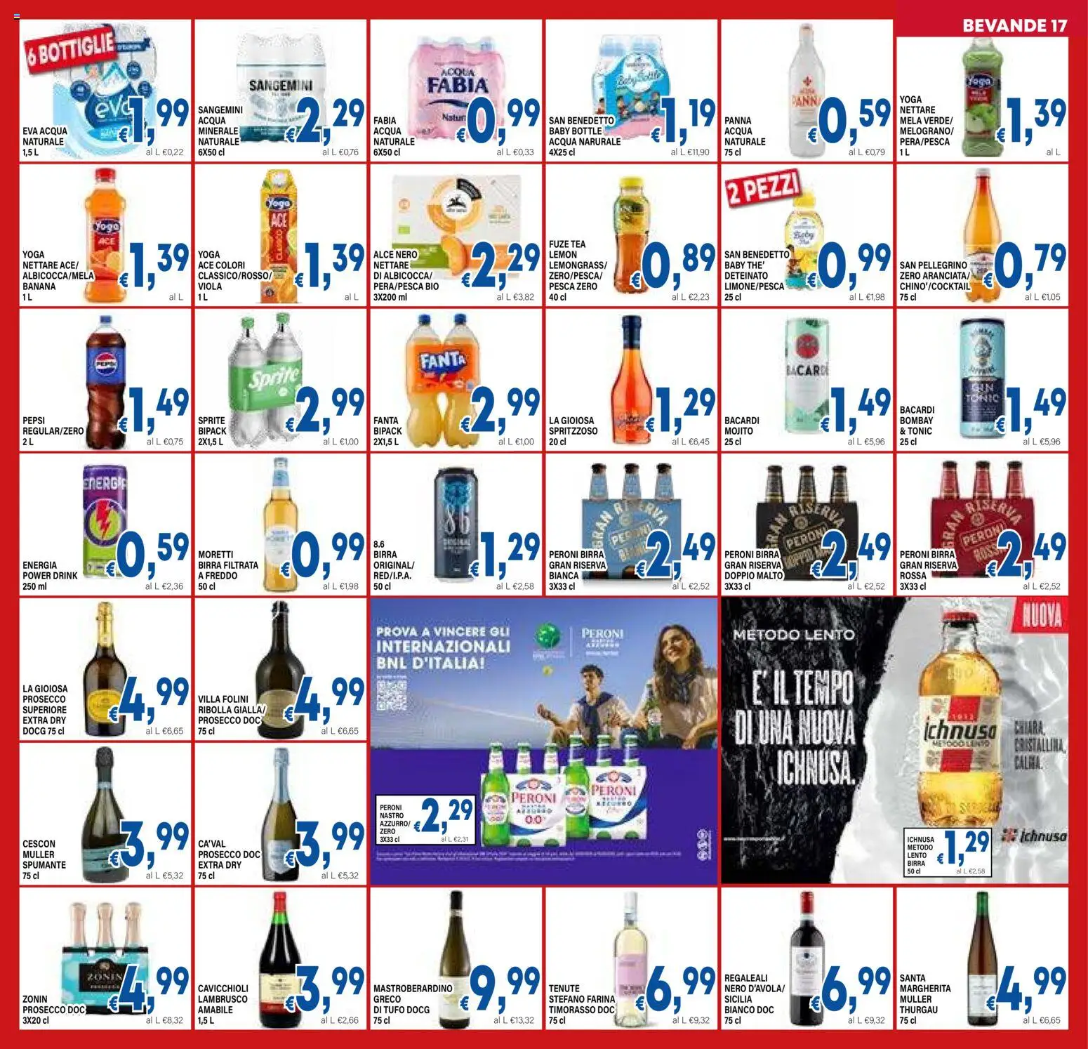 Volantino DEM del 07.04.2026 | Pagina: 17 | Prodotti: Acqua, Farina, Spumante, Pepsi