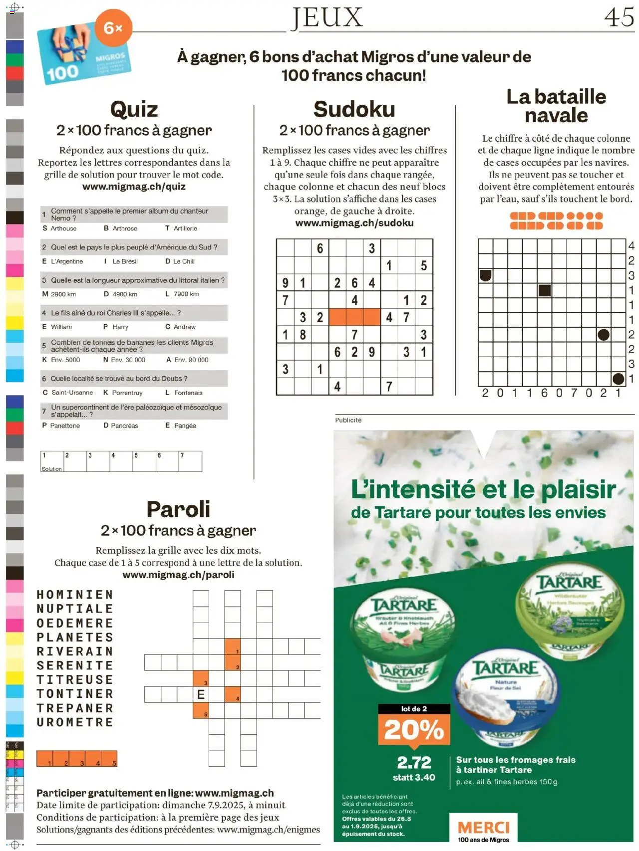 Migros - Magazin FR ab 25.08.2025 | Seite: 45 | Produkte: Chili, Knoblauch
