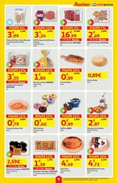 Pré-visualização Auchan folheto válido de 05.03.2026 | Página: 5 | Produtos: Asas de frango, Frango, Tarte, Biscoitos