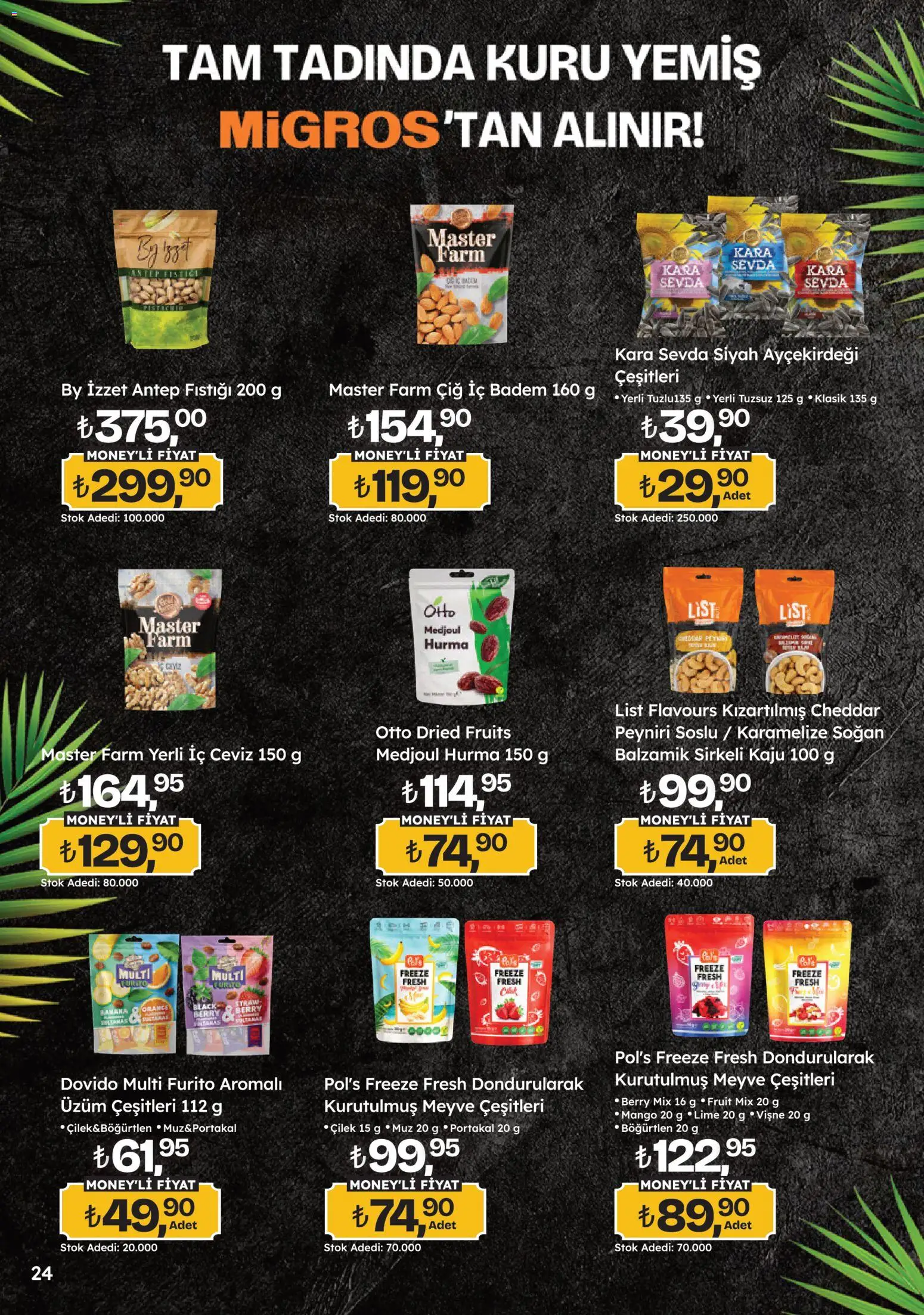 Migros Katalog - 5M Migroskop Dijital - 16.04.2026 tarihinden itibaren geçerlidir | Sayfa: 24 | Ürünler: Soğan, Mango, Böğürtlen, Üzüm