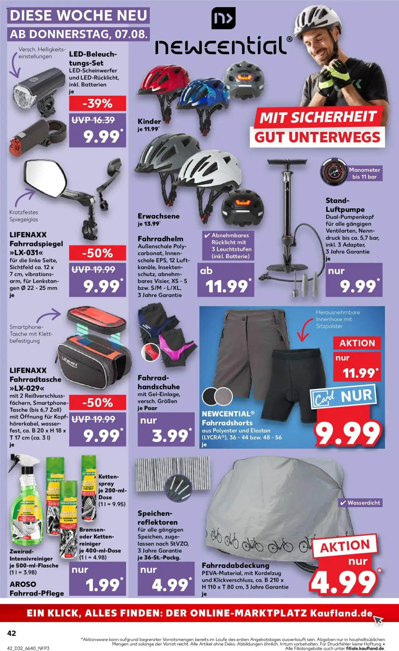 Kaufland prospekt Speyer	 - gültig ab dem 07.08.2025 | Seite: 42 | Produkte: Manometer, Batterie, Handschuhe, Smartphone