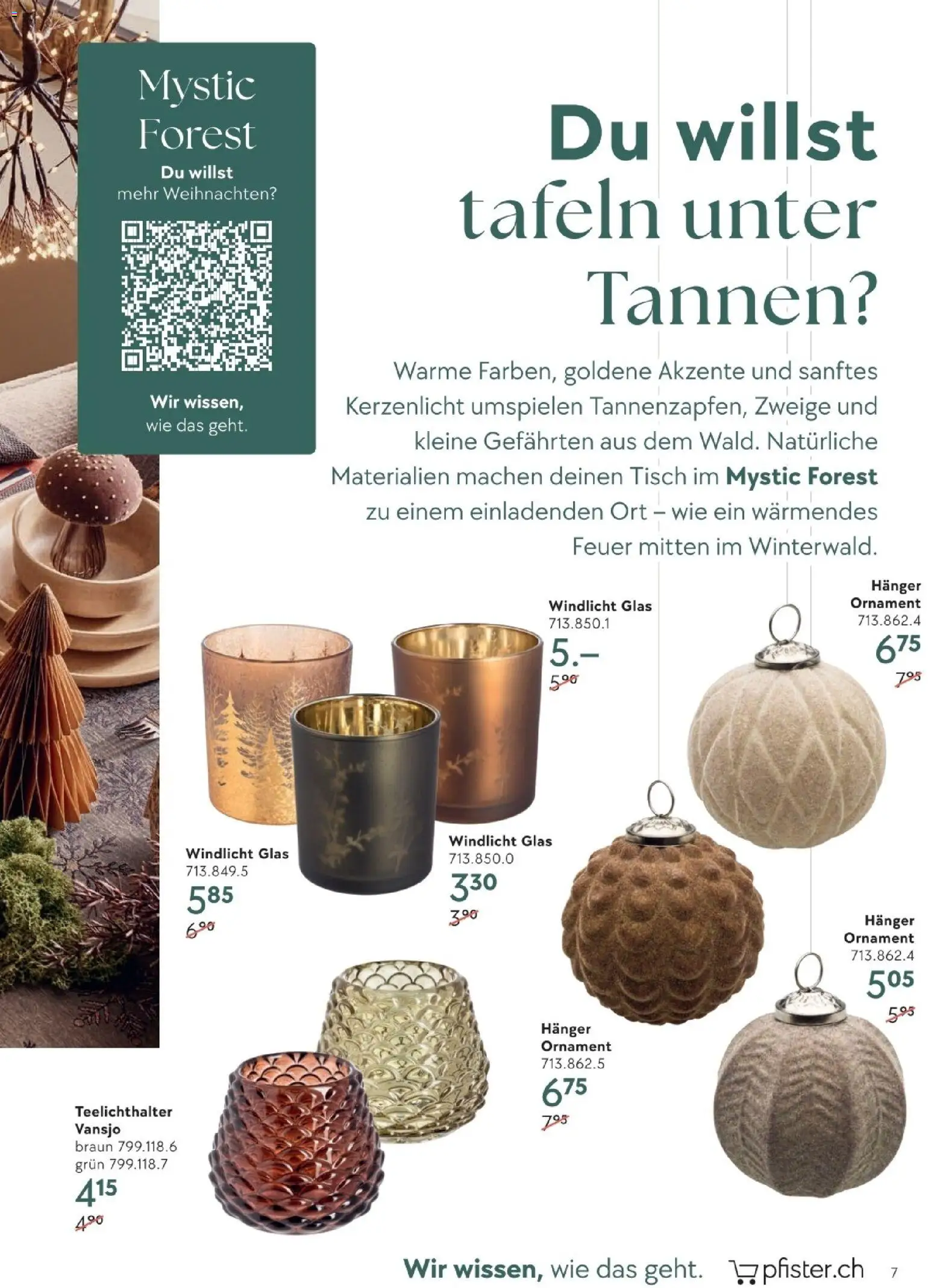Pfister Aktionen Xmas – gültig ab 17.10.2025 | Seite: 7 | Produkte: Tisch
