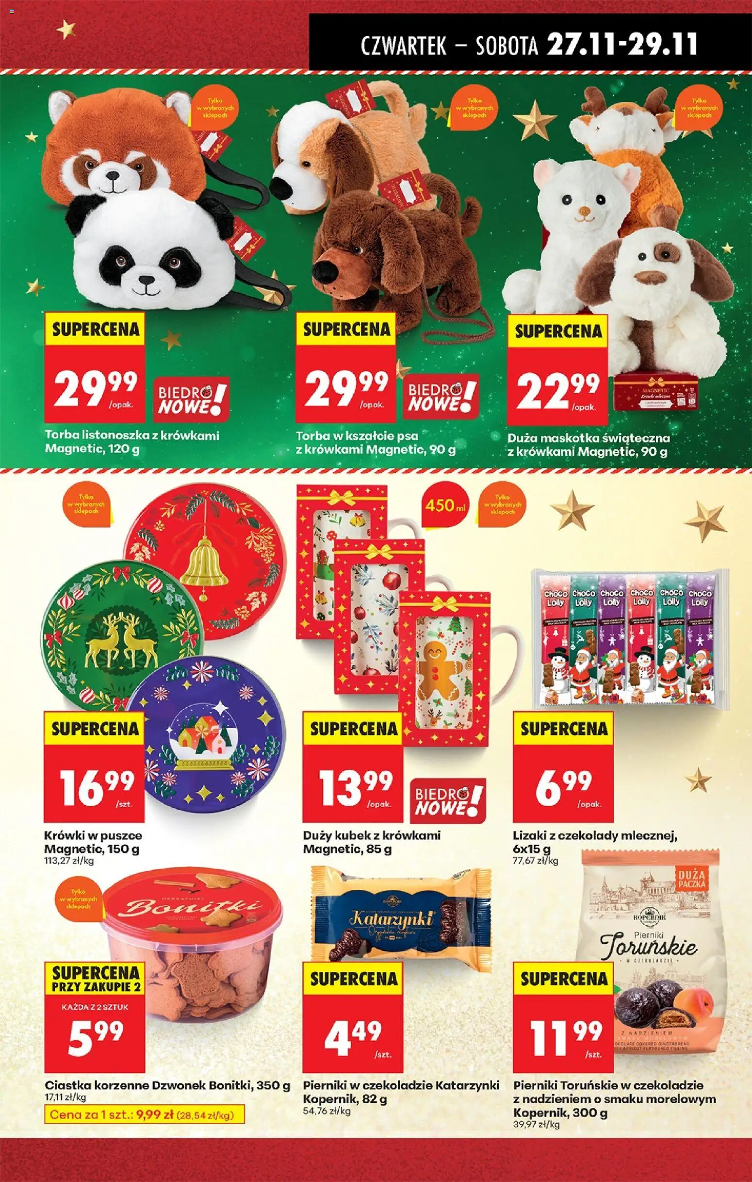 Biedronka Black Friday od 27.11.2025 | Strona: 51 | Produkty: Magnetic, Czekolady, Pierniki, Torba