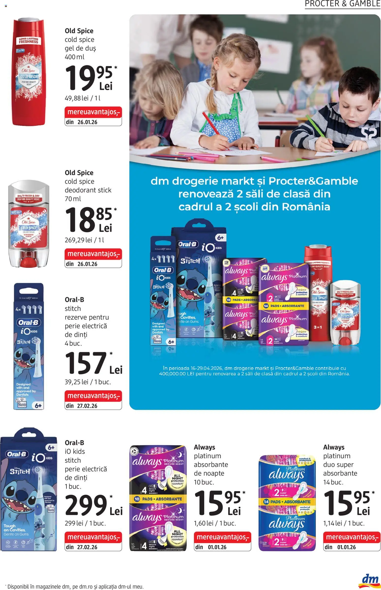Noul catalog DM drogeriemarkt – valabil de la 02.04.2026 | Pagină: 21 | Produse: Duș, Perie, Gel de duș, Absorbante
