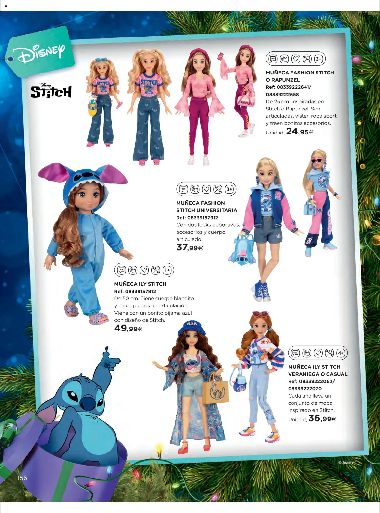 El Corte Inglés ofertas │ válido desde el 27.10.2025 | Página: 156 | Productos: Pijama, Muñeca, Ropa