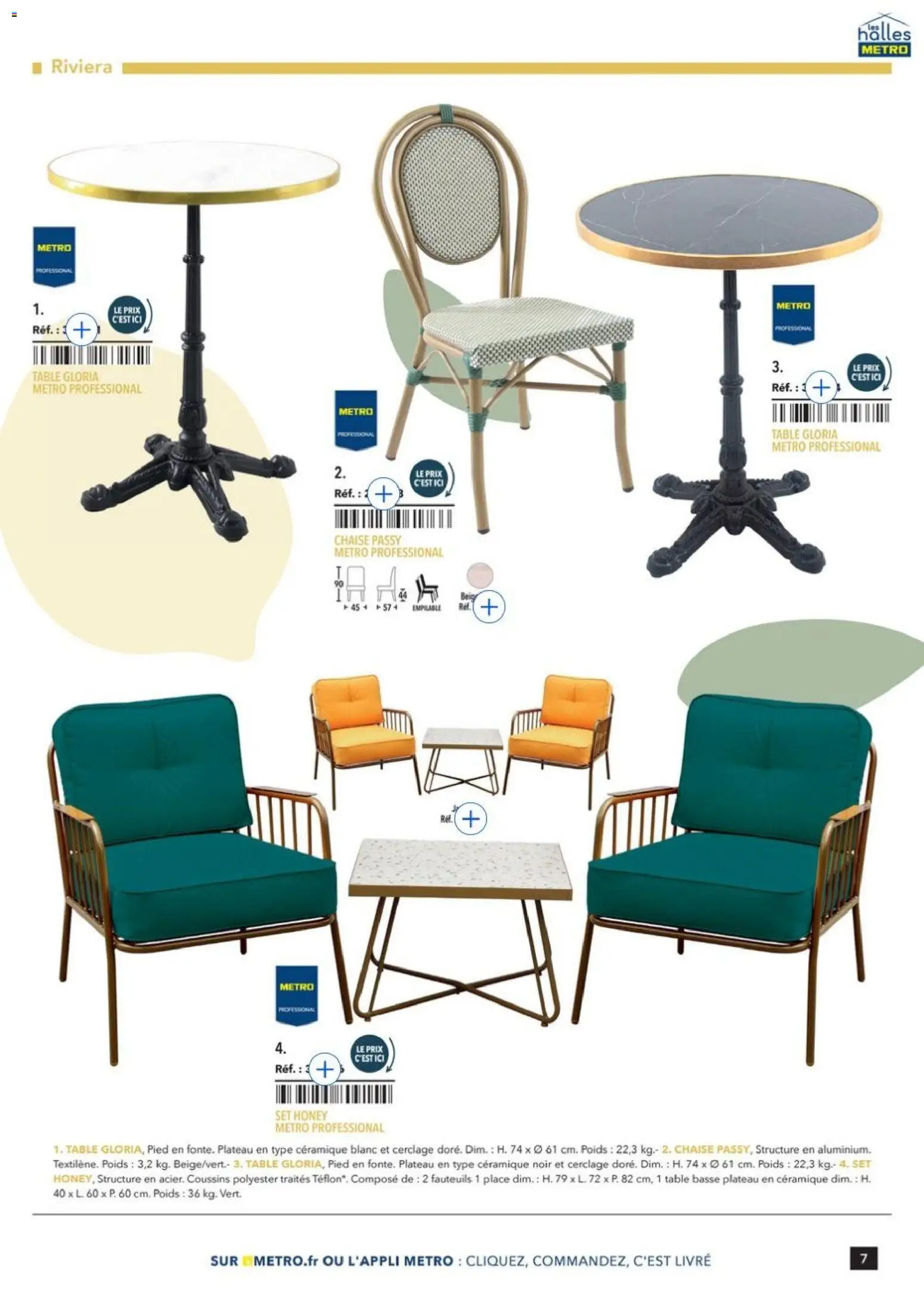 {H1} | Page: 7 | Produits: Plateau, Poids, Table, Livre