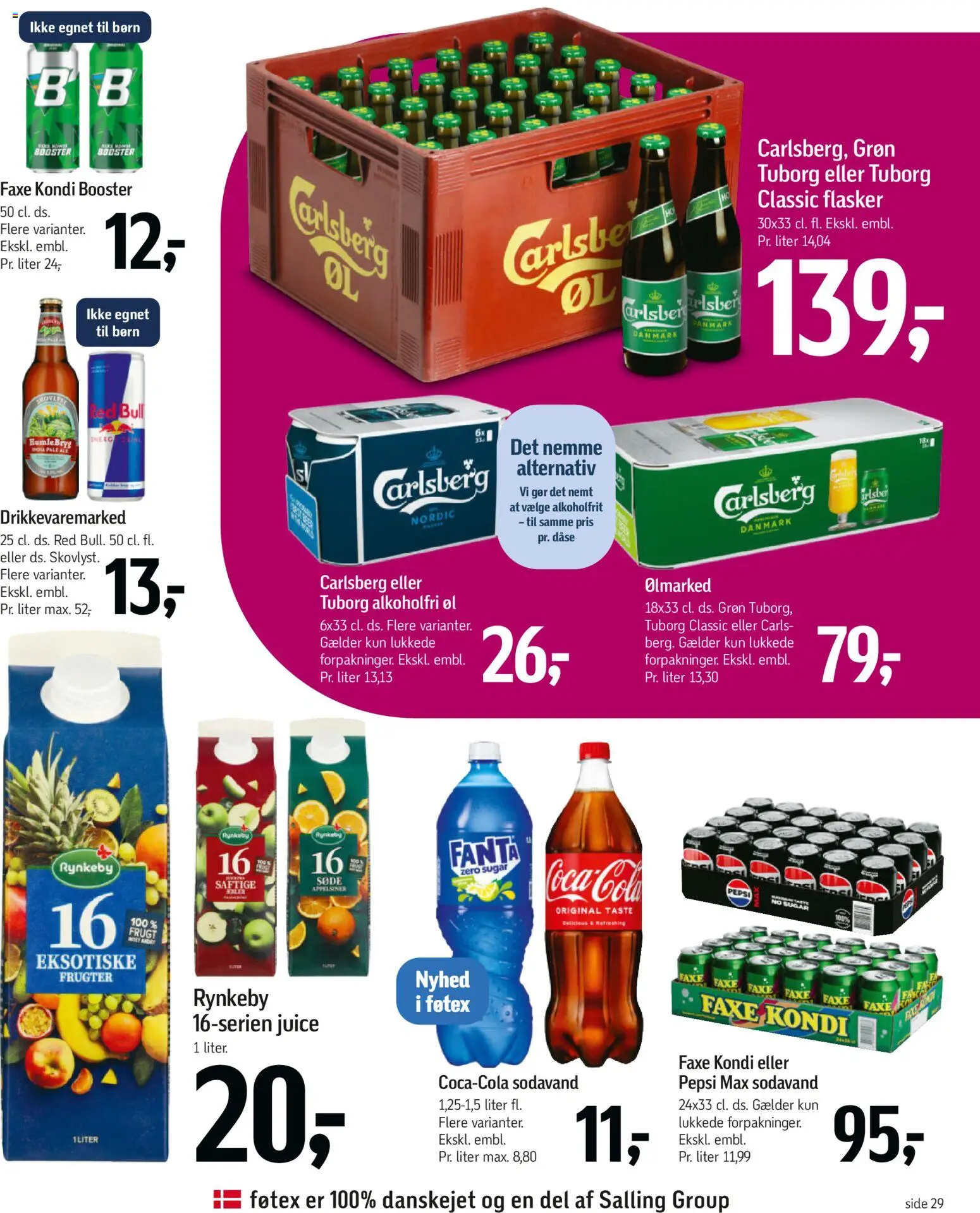 Føtex tilbudsavis – gyldig fra 30.01.2026 | Side: 43 | Produkter: Øl, Appelsiner, Fanta, Pepsi