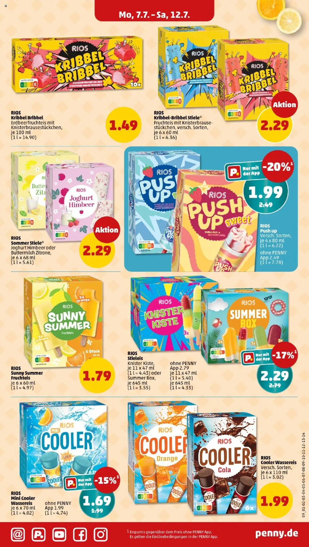 Penny - Sachsen-Anhalt - gültig ab dem 07.07.2025 | Seite: 9 | Produkte: Buttermilch, Cola, Butter, Joghurt
