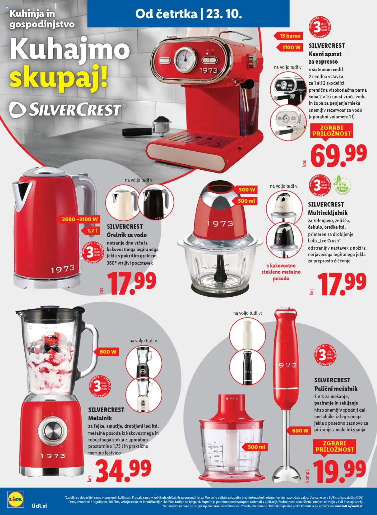 Novi Lidl katalog ponudbe – veljaven od 23.10.2025 | Stran: 36 | Izdelki: Mesalnik, Kuhinja