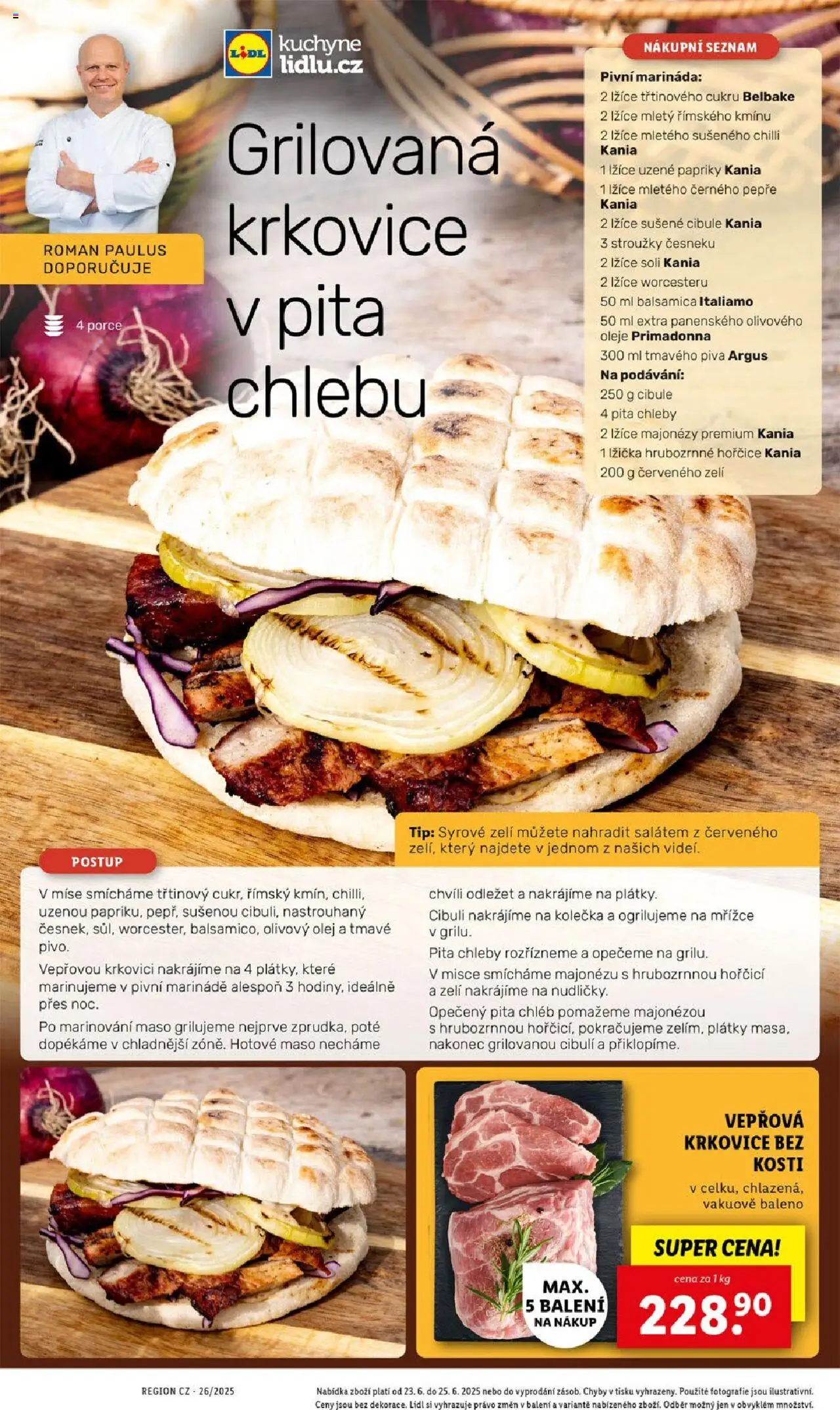 Lidl leták od 23.06.2025 | Strana: 48 | Produkty: Oleje, Vepřová krkovice bez kosti, Lžička, Cibule