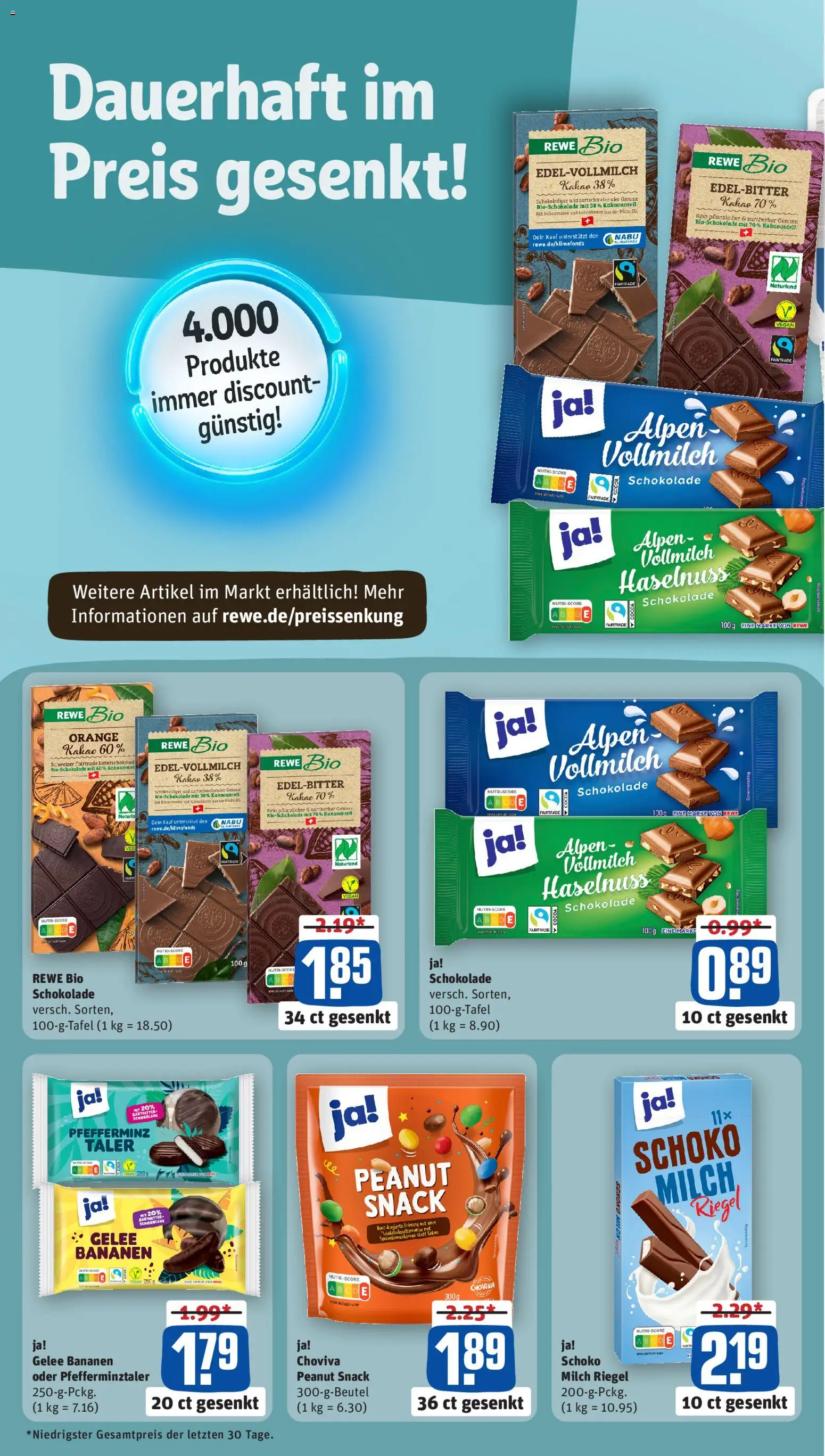 Rewe ihr Kaufpark Prospekt 	 – gültig ab 02.02.2026 | Seite: 2 | Produkte: Milch, Schokolade, Bananen