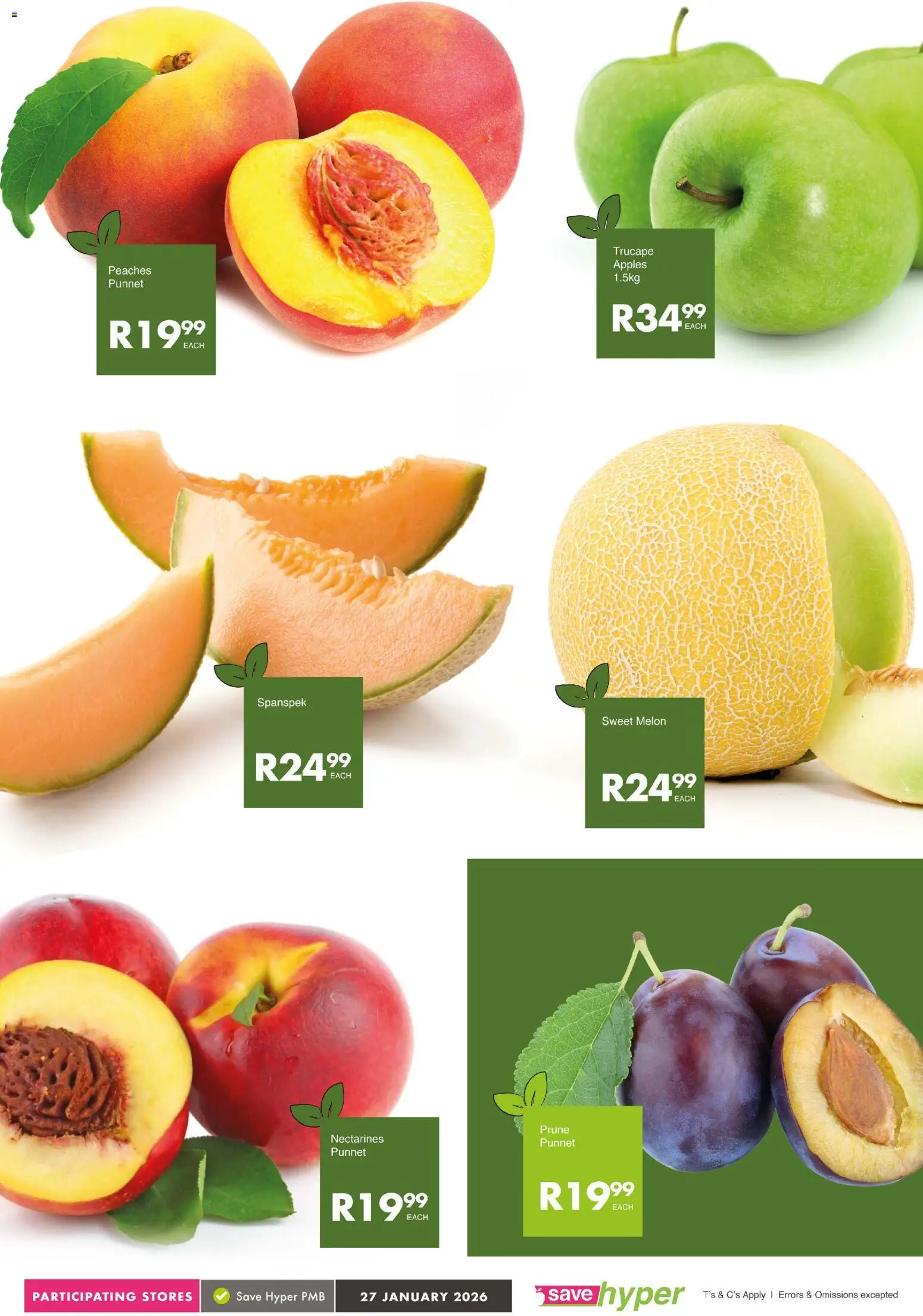 New Save catalogue – valid from 27.01.2026 | Page: 4 | Products: Apples, Nectarines