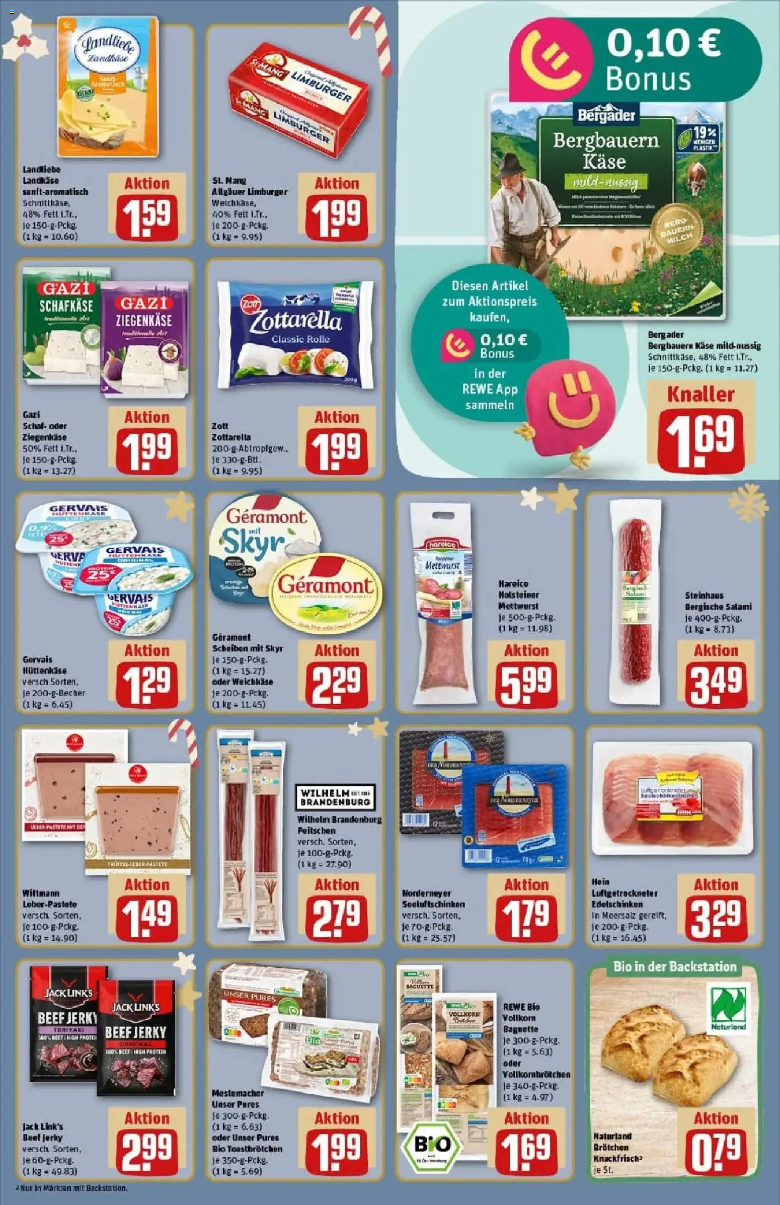 Rewe prospekt Isenbüttel	 – gültig ab 23.11.2025 | Seite: 11 | Produkte: Geramont, Käse, Salami, Hüttenkäse