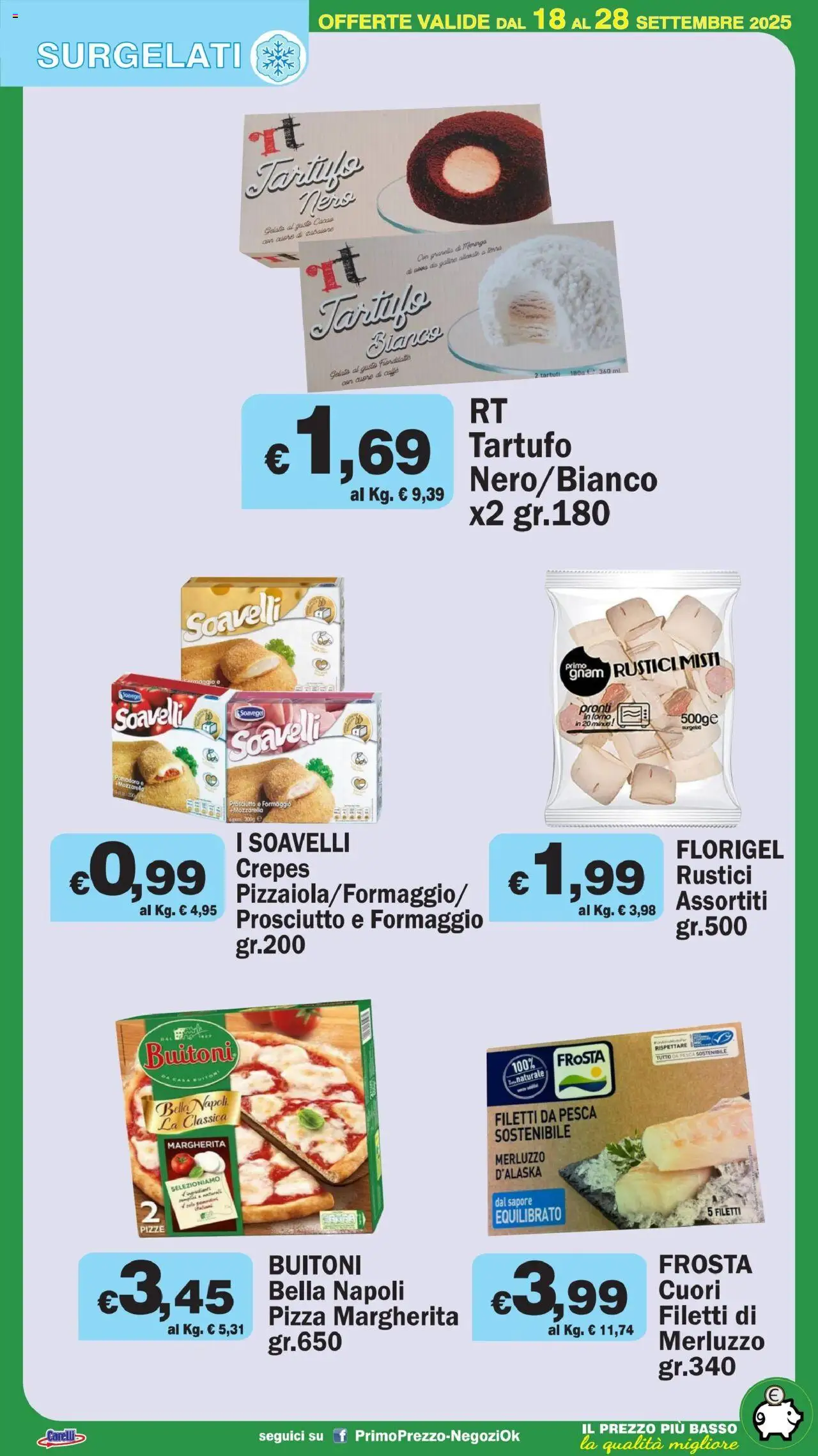 Volantino Primo Prezzo del 18.09.2025 | Pagina: 31