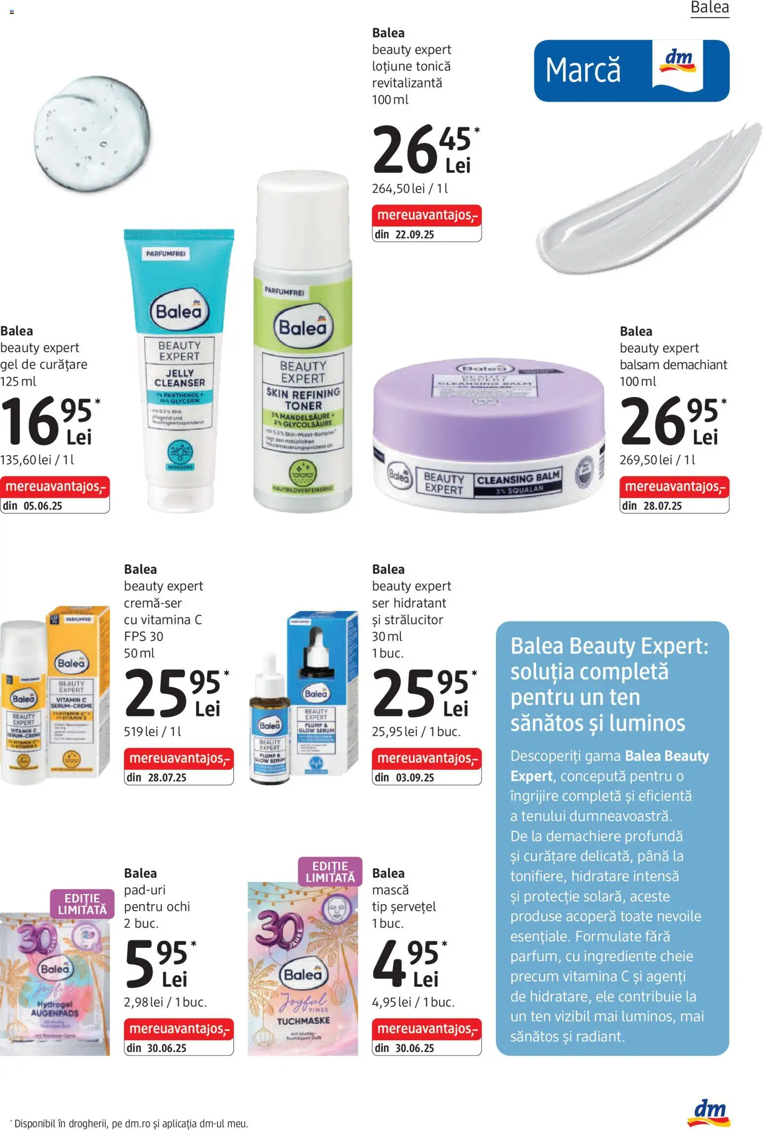 Noul catalog DM drogeriemarkt – valabil de la 06.11.2025 | Pagină: 17 | Produse: Serum, Gel de curățare, Toner, Balsam