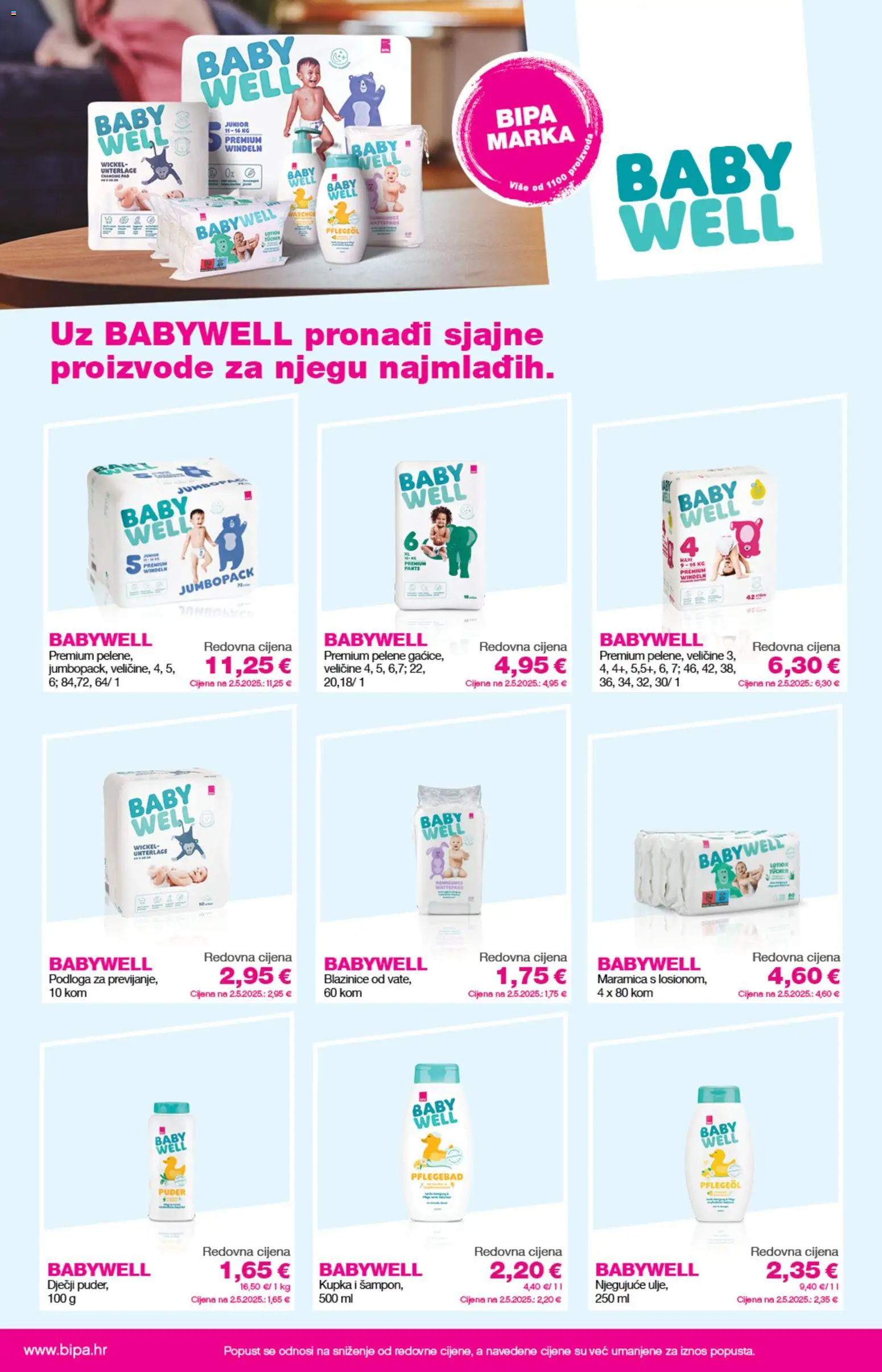 Bipa katalog | vrijedi od 19.02.2026 | Stranica: 12 | Proizvodi: Pelene, Kupka, Puder