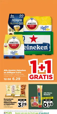Alle Marne Mosterd, Alle Marne Mosterd - Voorbeeld van een folder van Plus, geldig van 22.10.2025 | Pagina: 18 | Producten: Snacks, Citroen, Bier, Dijoni mustár