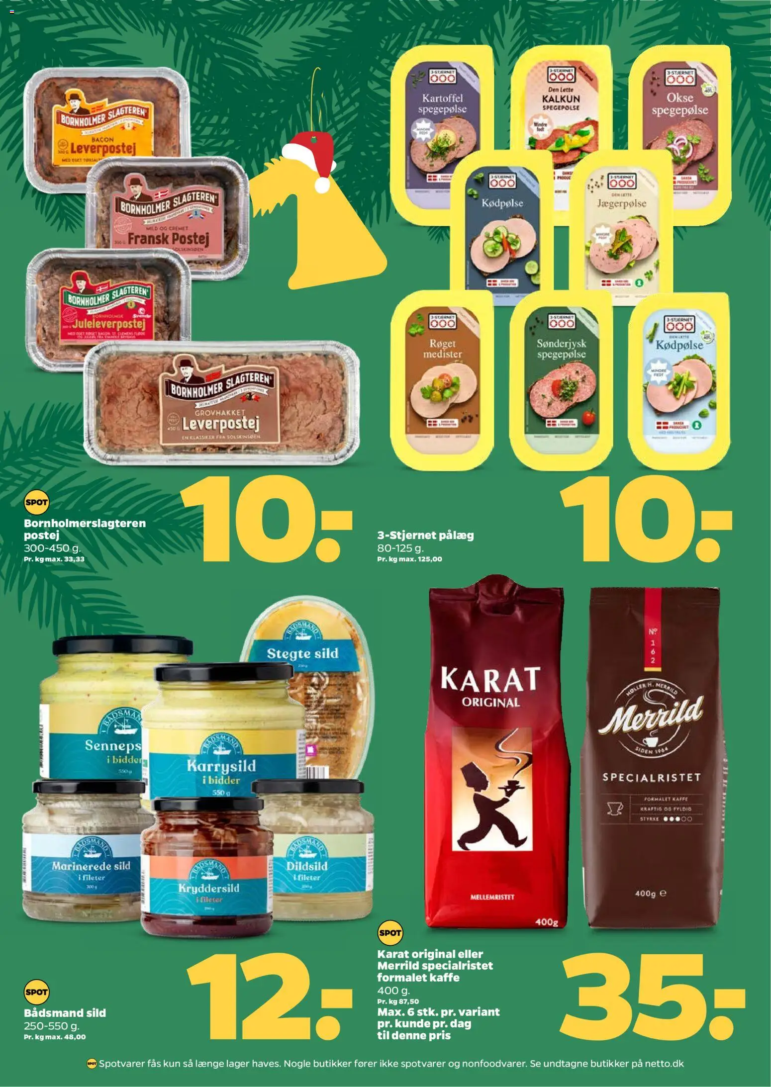 Netto tilbudsavis – gyldig fra 06.12.2025 | Side: 2 | Produkter: Paté, Kalkun, Pålæg, Sild