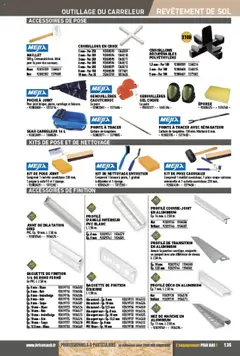  | Page: 135 | Produits: Eponge, Parquet, Raclette, Colle
