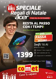 Anteprima del volantino Comet Acer catalogo valido a partire dal 04.12.2025