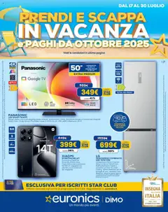 Anteprima del volantino Volantino Euronics	 valido a partire dal 17.07.2025