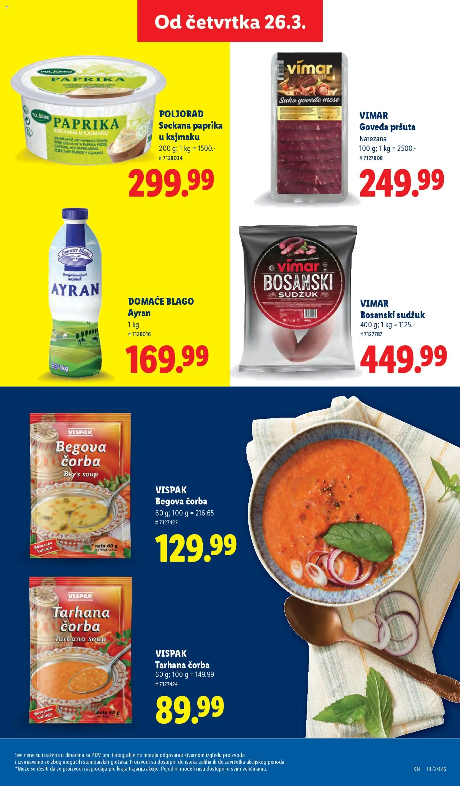 Lidl katalog - važi od 26.03.2026 | Strana: 45 | Proizvode: Kuhinja, Paprika, Med