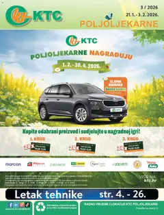 KTC - Katalog poljoljekarne - Pregled kataloga iz trgovine KTC, vrijedi od 21.01.2026