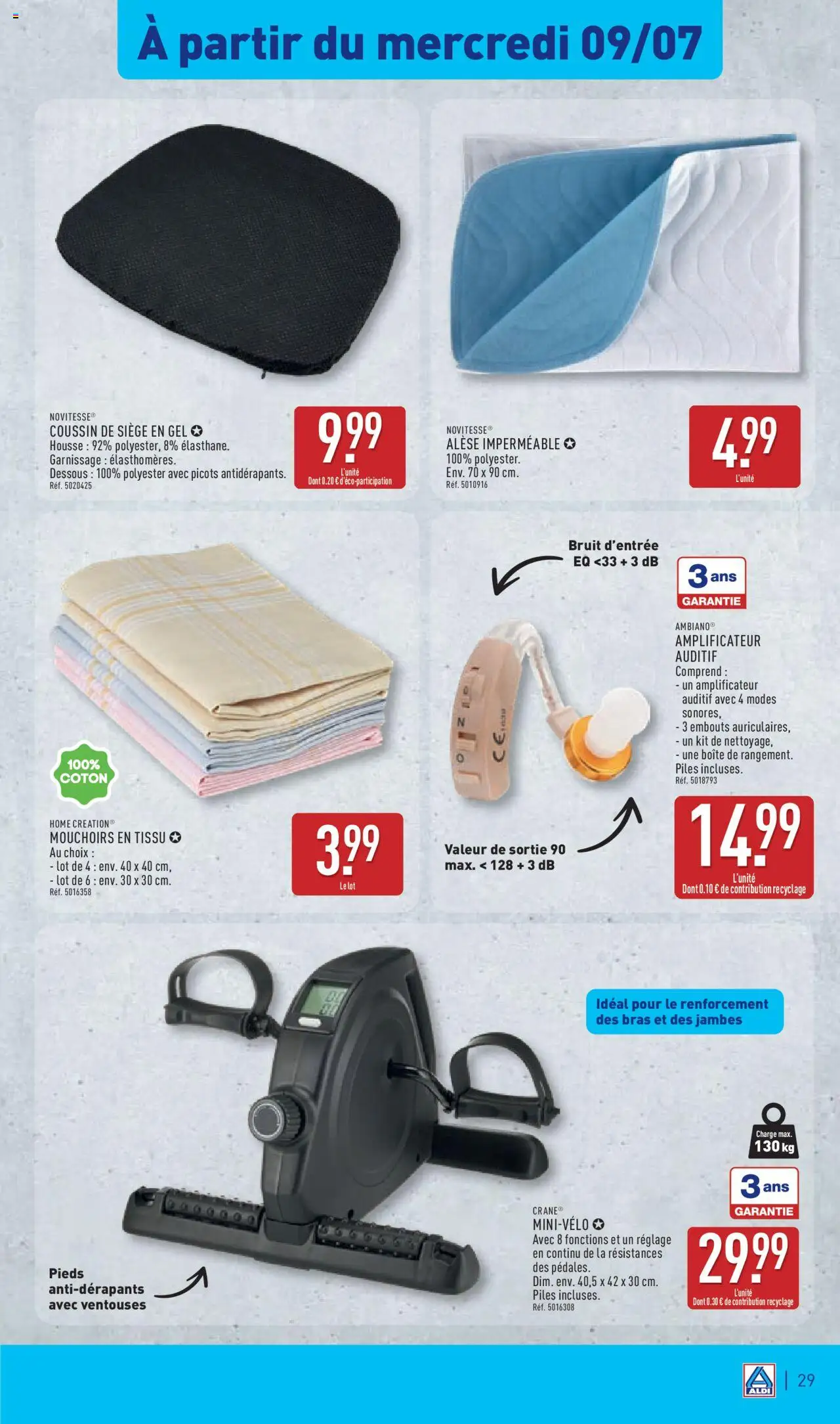  | Page: 31 | Produits: Mouchoirs en tissu, Coton, Mouchoirs, Piles