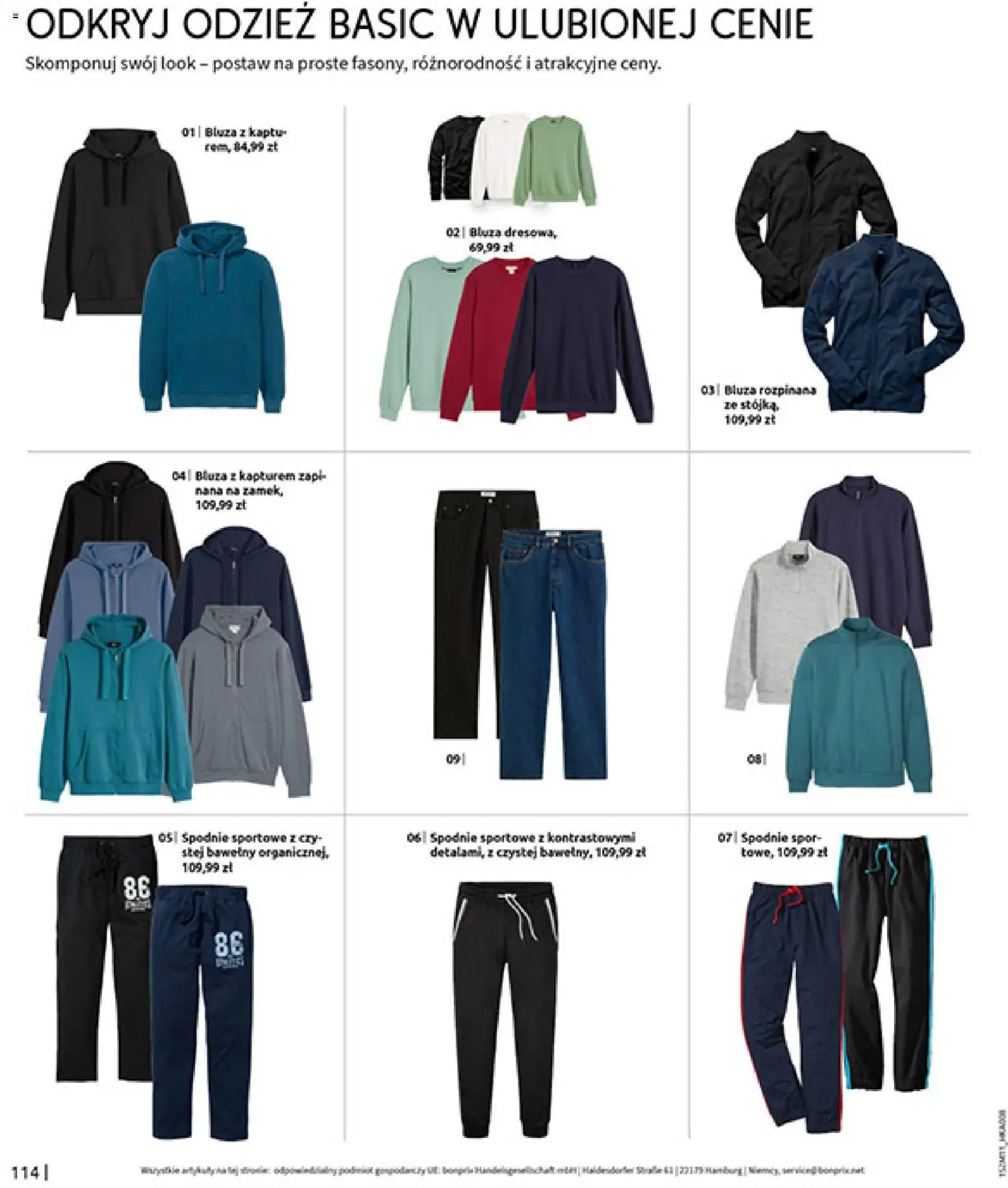 BonPrix Katalog - Na Listę Życzeń od 15.12.2025 | Strona: 116 | Produkty: Bluza z kapturem, Spodnie