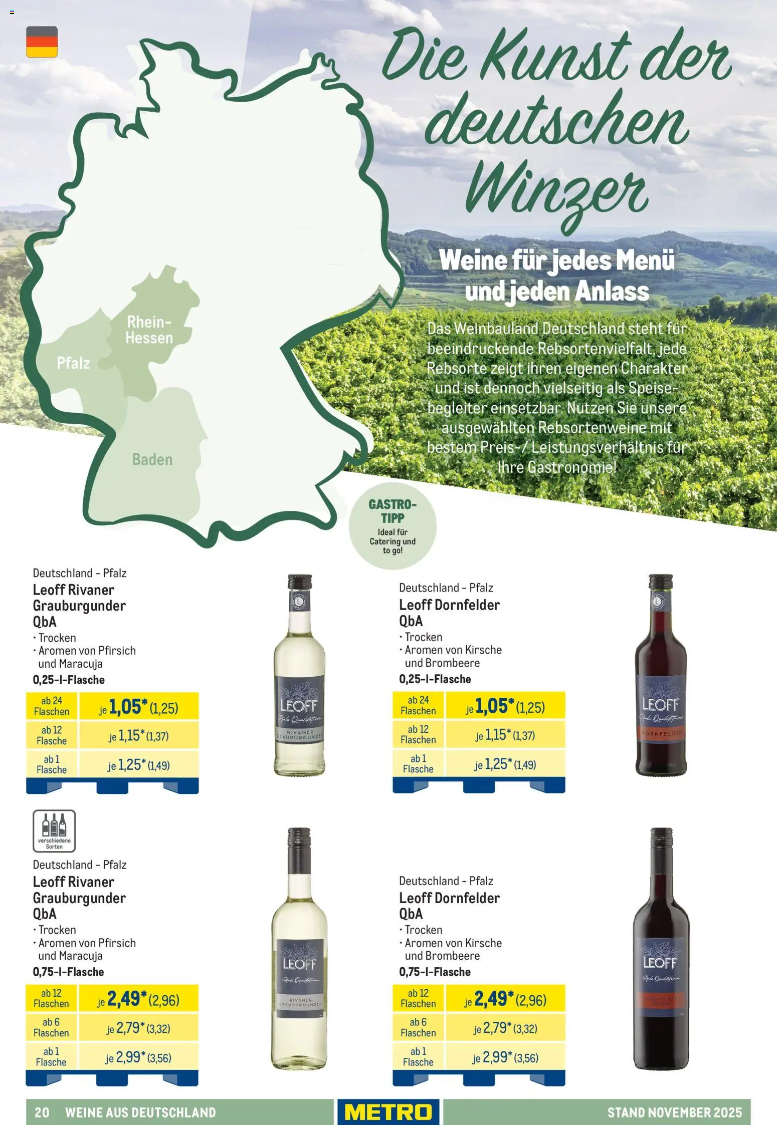 Metro - Hauswein-Katalog – gültig ab 12.11.2025 | Seite: 20 | Produkte: Pfirsich