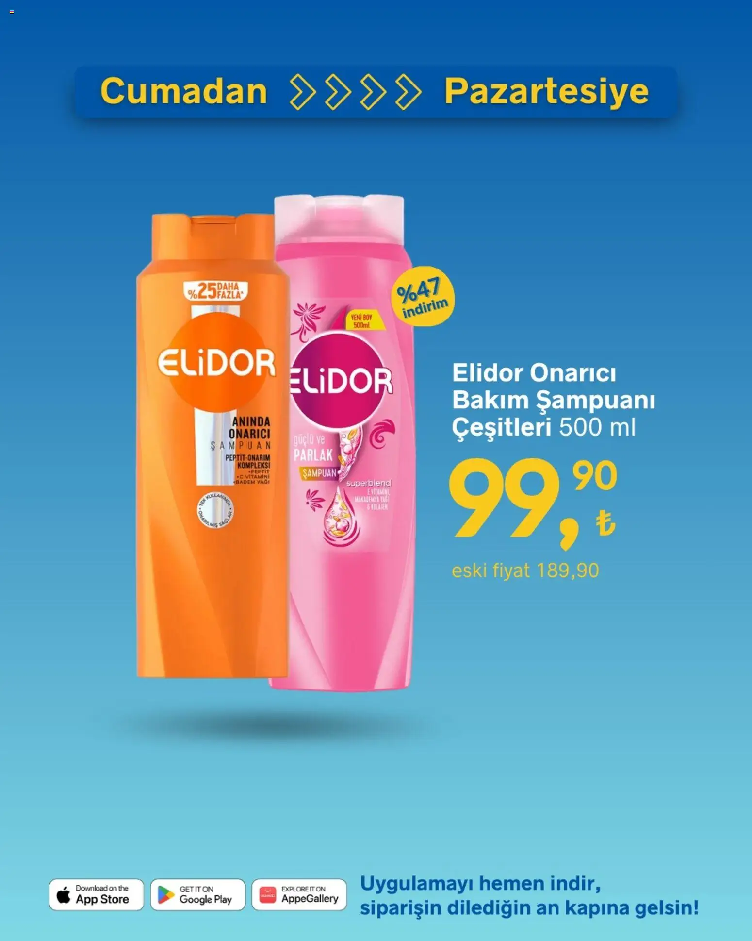 Gürmar Cumadan Pazartesiye - 23.01.2026 tarihinden itibaren geçerlidir | Sayfa: 9 | Ürünler: Şampuan, Badem