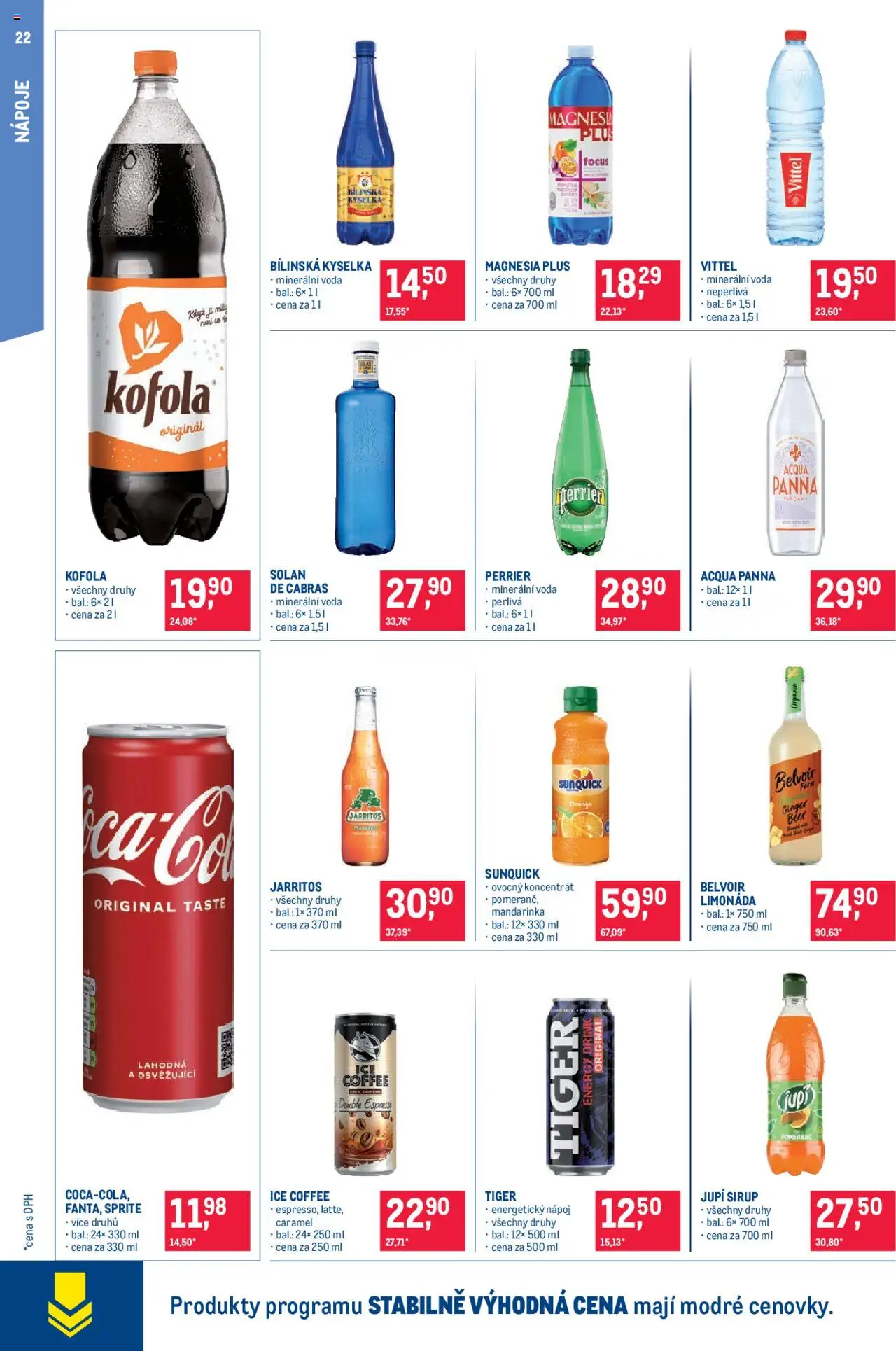 Makro leták - Pro milovníky jídla od 13.08.2025 | Strana: 22 | Produkty: Limonáda, Sunquick, Sirup, Ice coffee
