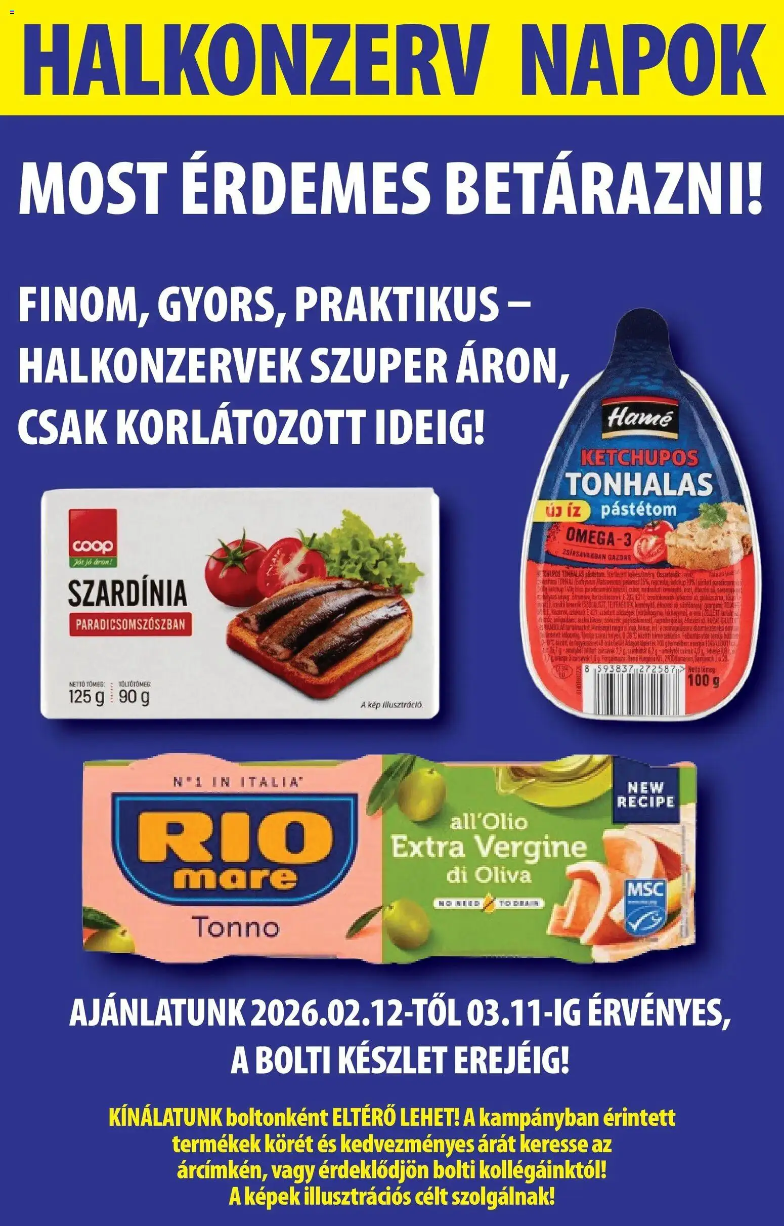 COOP Szolnok akciós ujság - amely érvényes a következő dátumtól: 12.02.2026 | Oldal: 4